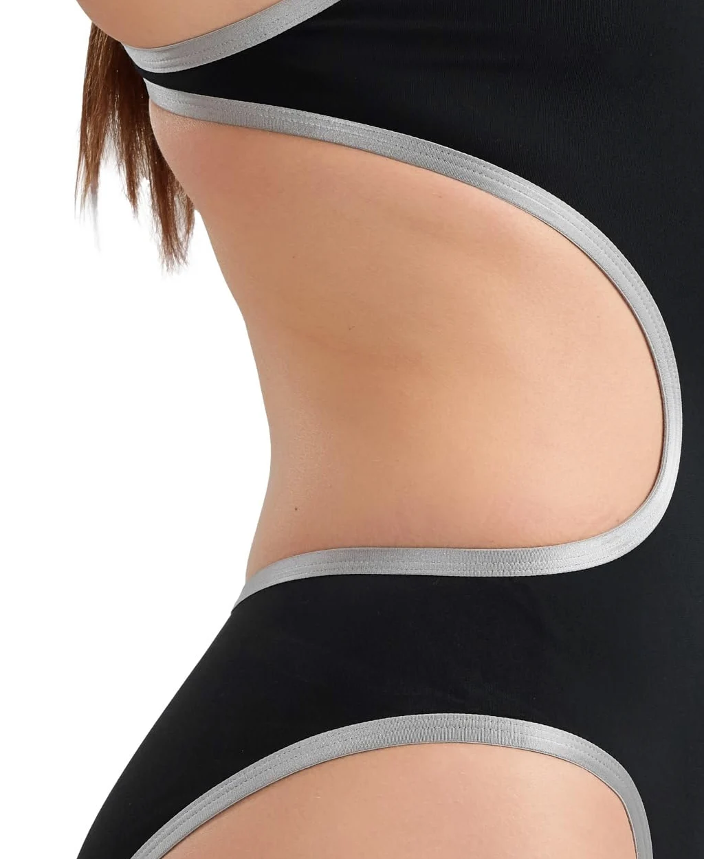 arena One Big Logo Maillot de Bain Une Pièce Femme, Séchage Rapide, Maillot de Bain Sportif en Tissu arena MaxLife Eco avec Résistance Maximale au Chlore et Protection UV UPF 50+