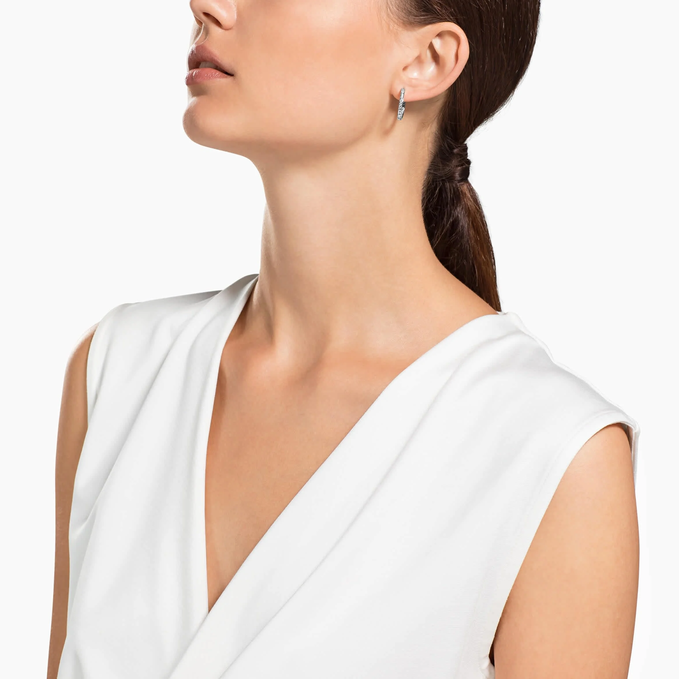 Swarovski Sommerset Collection Hoop Earrings