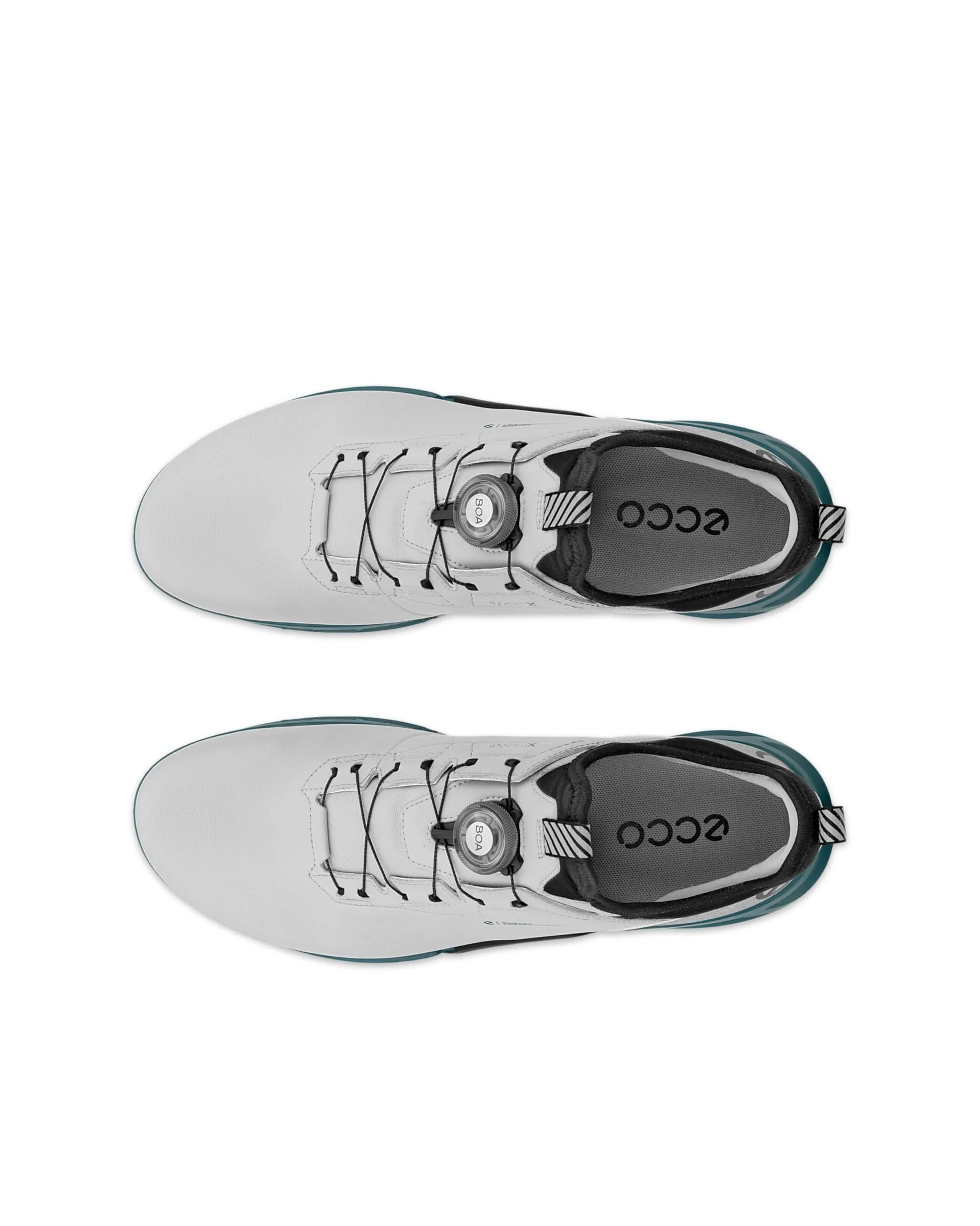 ECCO Hommes Biom C4 Boa Chaussures de Golf sans Pointes en Cuir imperméable