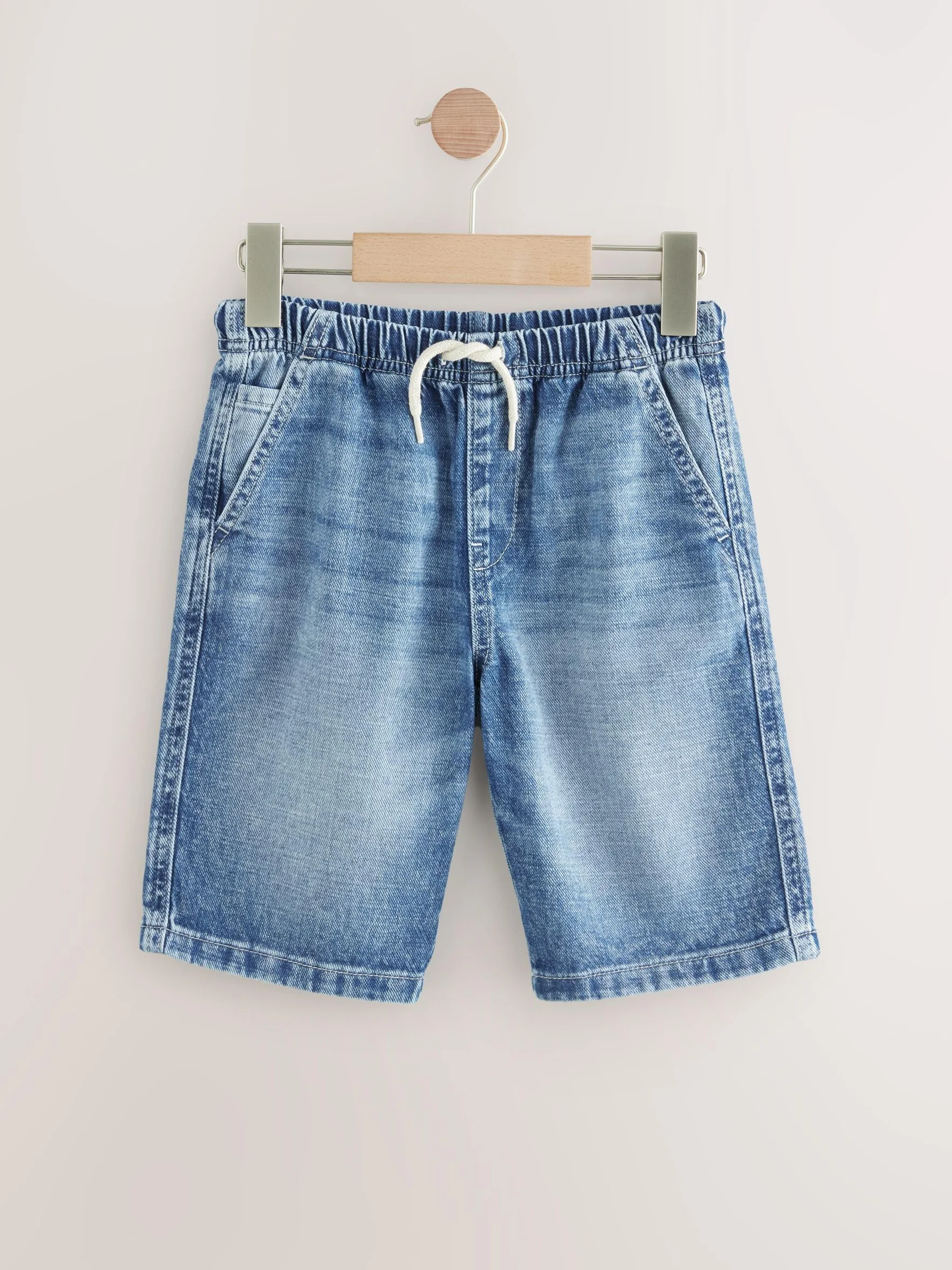 NEXT Garçon Bermuda en Denim à Enfiler, Lot de 2