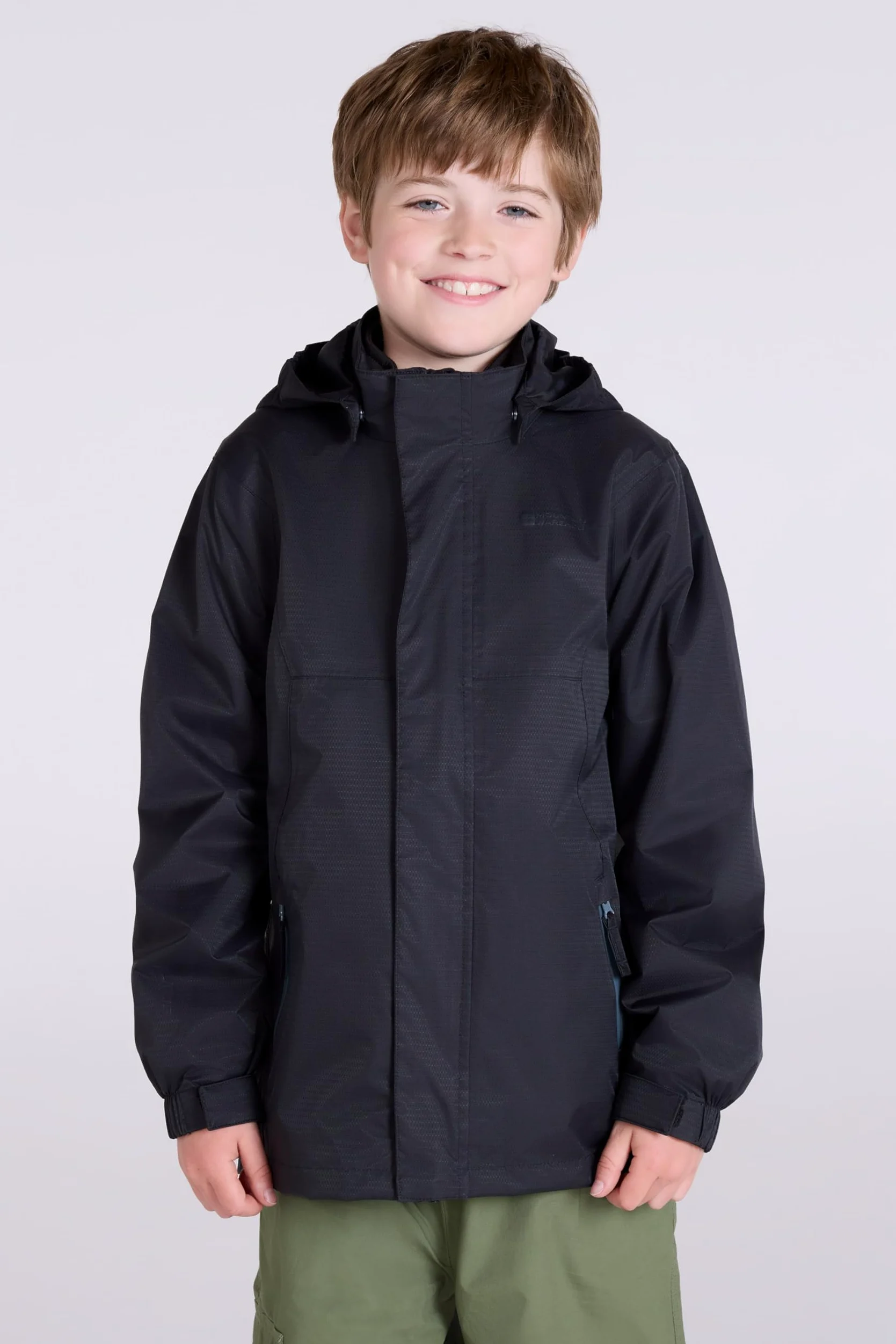 Mountain Warehouse Veste 3 en 1 Bracken Melange pour Enfants - Manteau imperméable, Respirant, Coutures étanches, Doublure en Maille - Printemps été