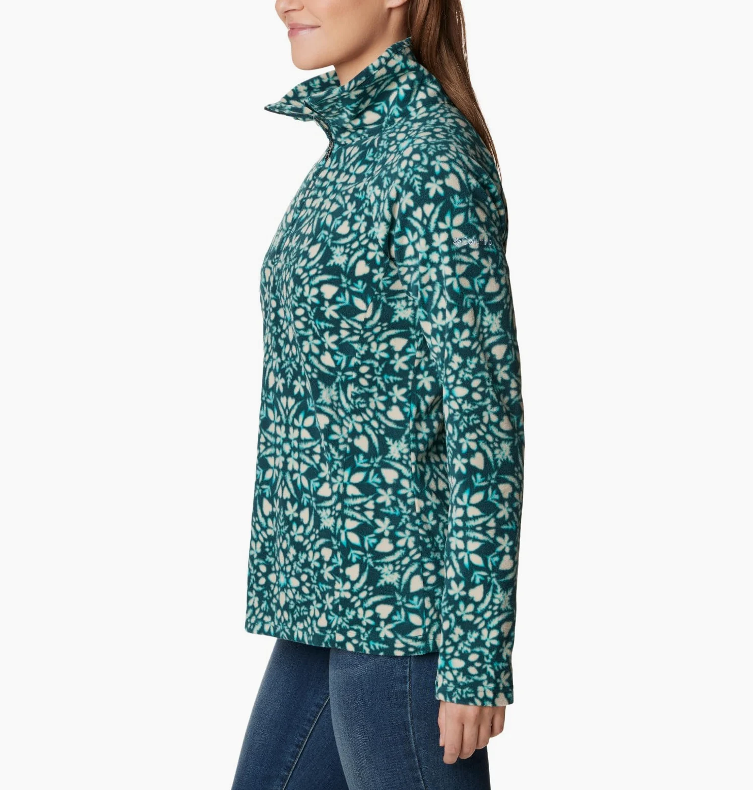 Columbia Women's Glacial Iv Print Half Zip Pullover Sweater
