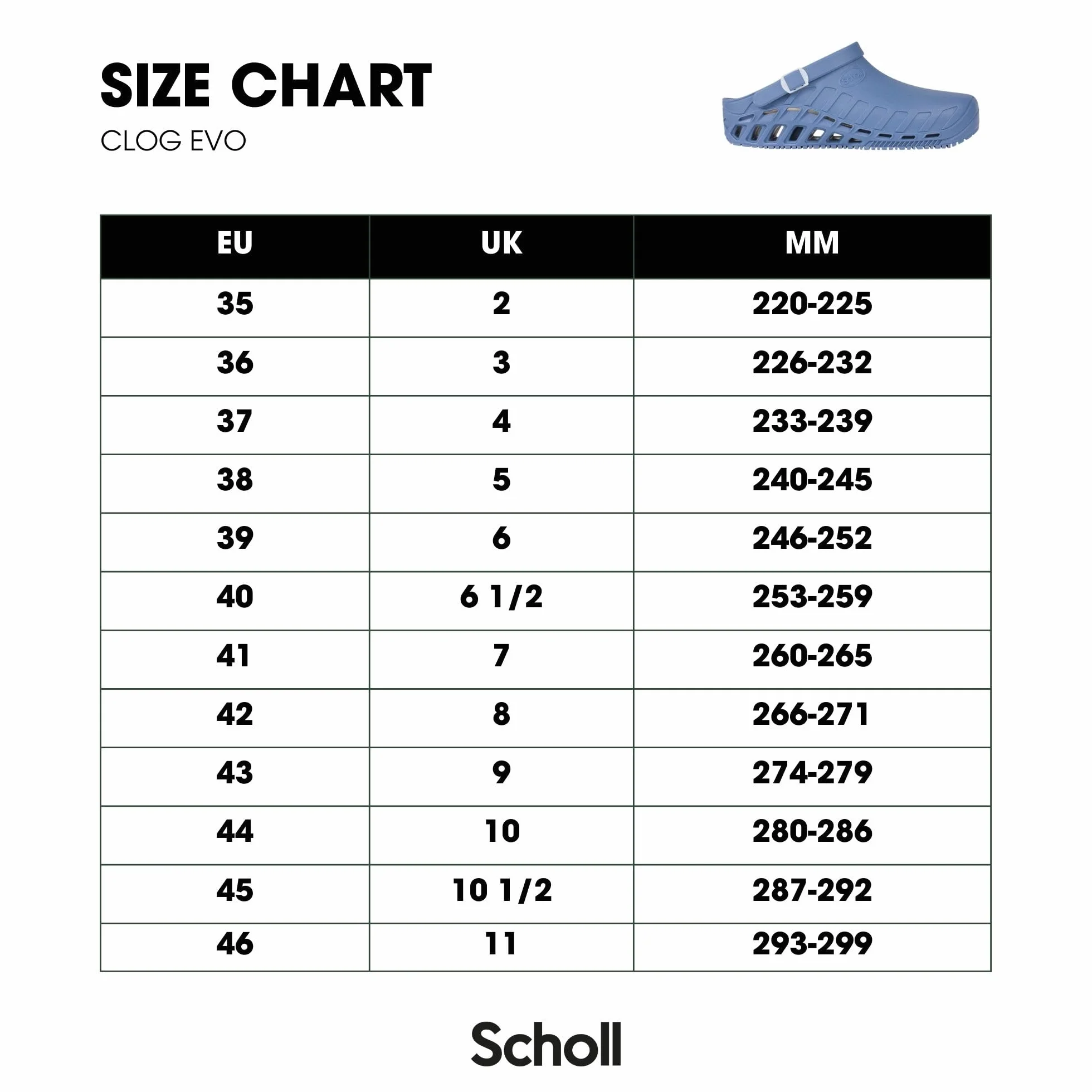 Scholl Clog Evo, Donna