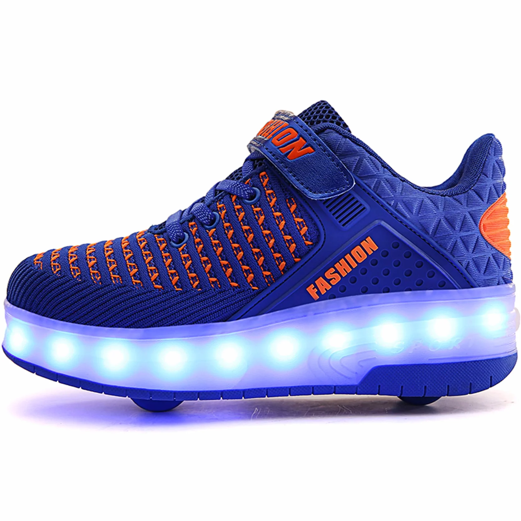 Chaussures à roulettes Fille Et Garçon Patins De Skate à roulettes Chaussures de Skateboard Outdoor Gymnastique ​Baskets Roller en Ligne Mode Poussoir Ajustabl