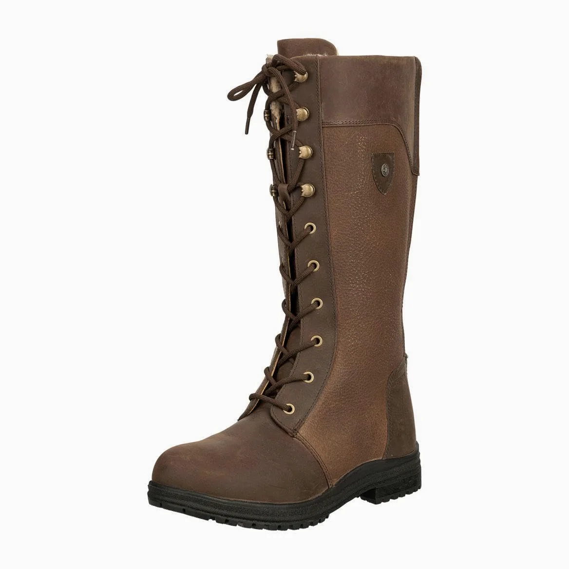SUEDWIND FOOTWEAR Bottes d'hiver « Galway » | Bottes en cuir | Dessus en cuir robuste | Doublure | Imperméable | Bottes d'extérieur | Bottes d'extérieur | Bottes d'écurie | Équitation
