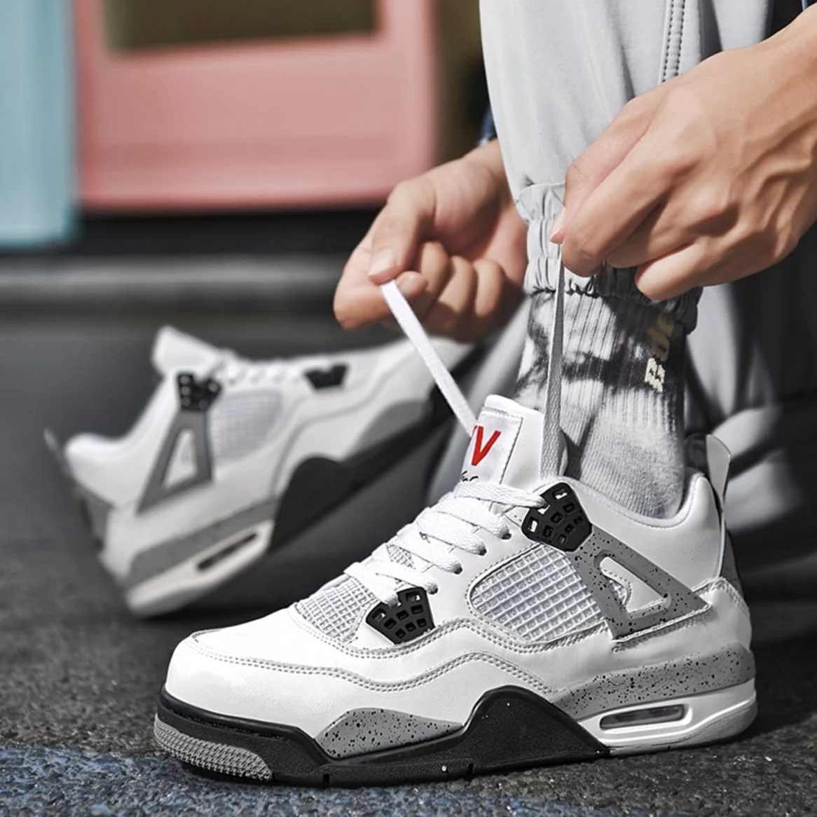 Chaussures de Basket-Ball pour Hommes Chaussures de Sport pour Hommes Chaussures de Sport de Grande Taille Chaussures de Basket-Ball à la Mode