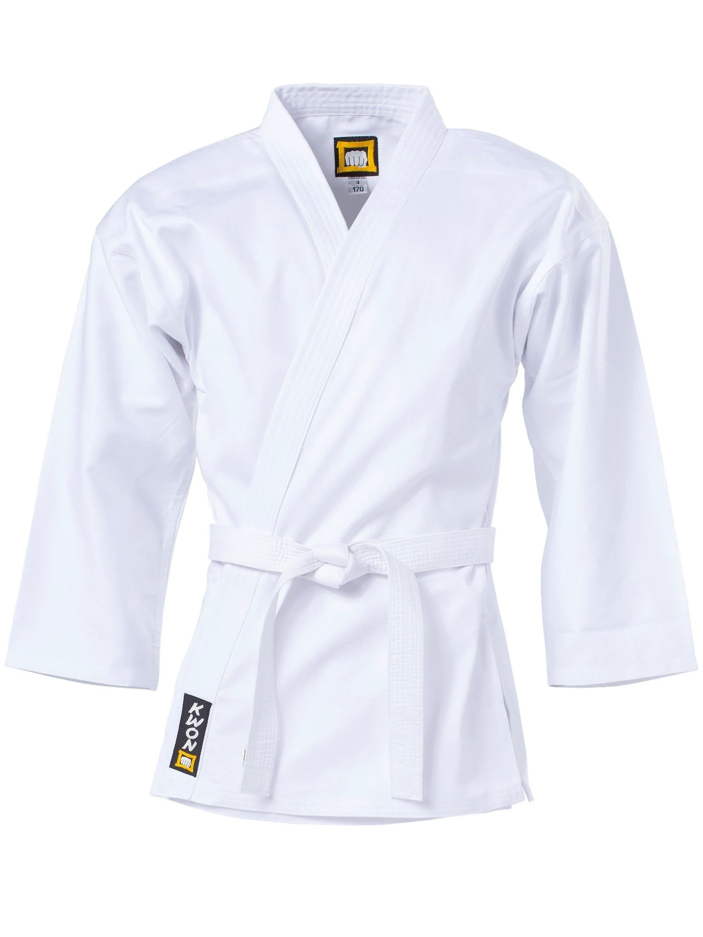 veste karaté traditionnel blanc 8 oz de Kwon - Blanc, 170 cm