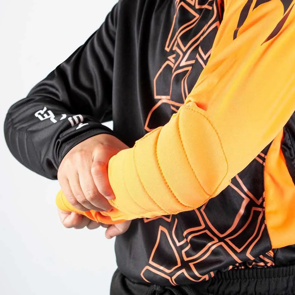 HO Soccer Kid Keeper Set Fraktur Orange Ensemble de gardien de but Unisexe Enfants Orange/Noir 14