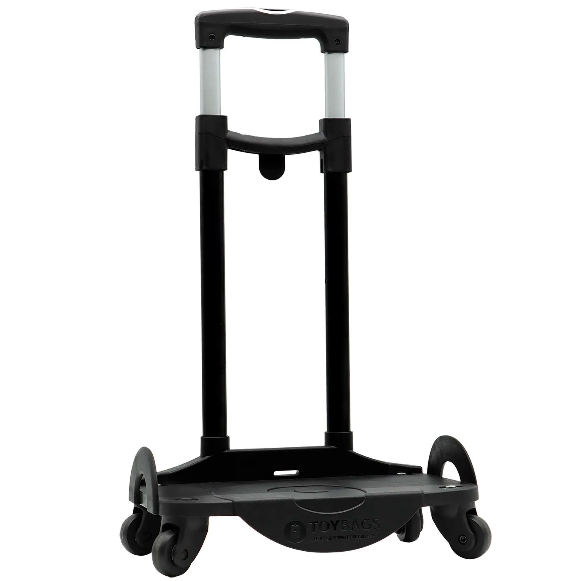 Chariot Toybags Trolley 360 º multidirectionnel - roulettes pivotantes 360 º - comprend butée avant anti-basculement - parties latérales renforcées - s'adapte parfaitement à tout sac à dos - Toybags
