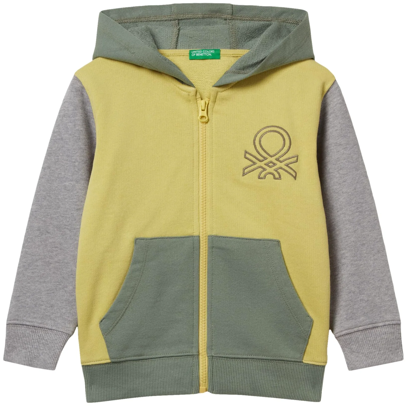 United Colors of Benetton Veste C/CAPP M/L, Multicolore, 5 Ans