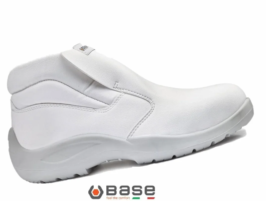 Base Protection, Argo Chaussure de Sécurité pour Hommes et Femmes, Blanc, Taille