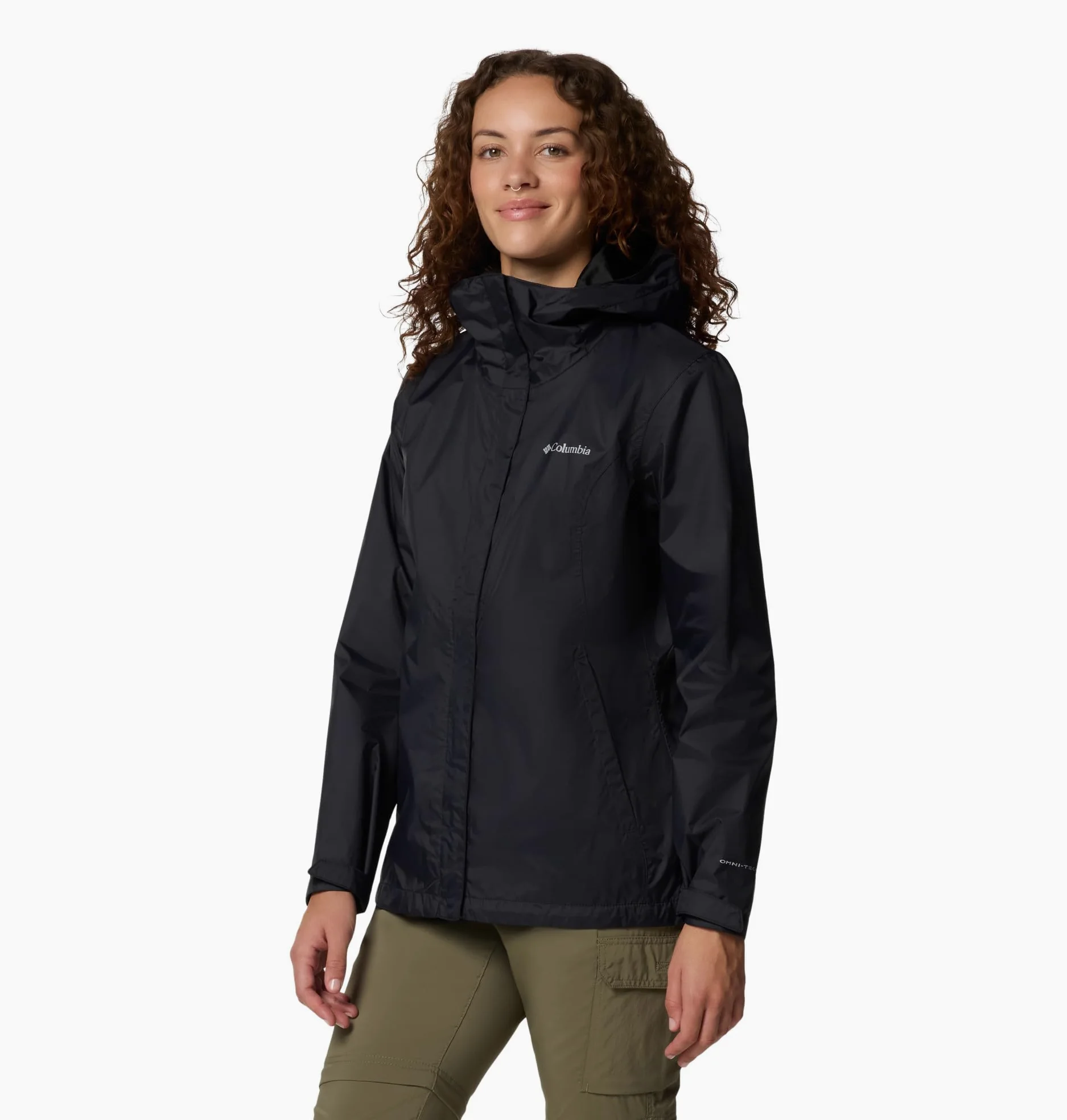 Columbia Arcadia II Veste À Capuche Imperméable et Respirante Veste de Pluie Femme
