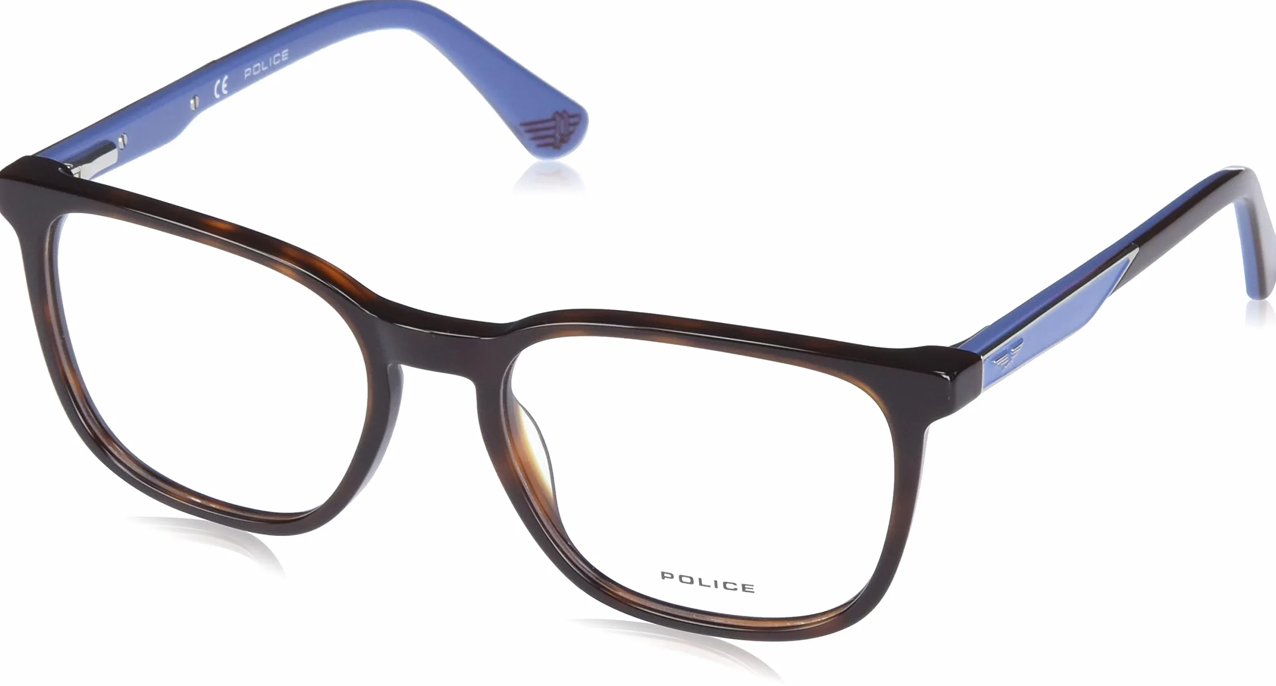 Police Lunettes pour Enfants, Havana foncé Brillant, 51