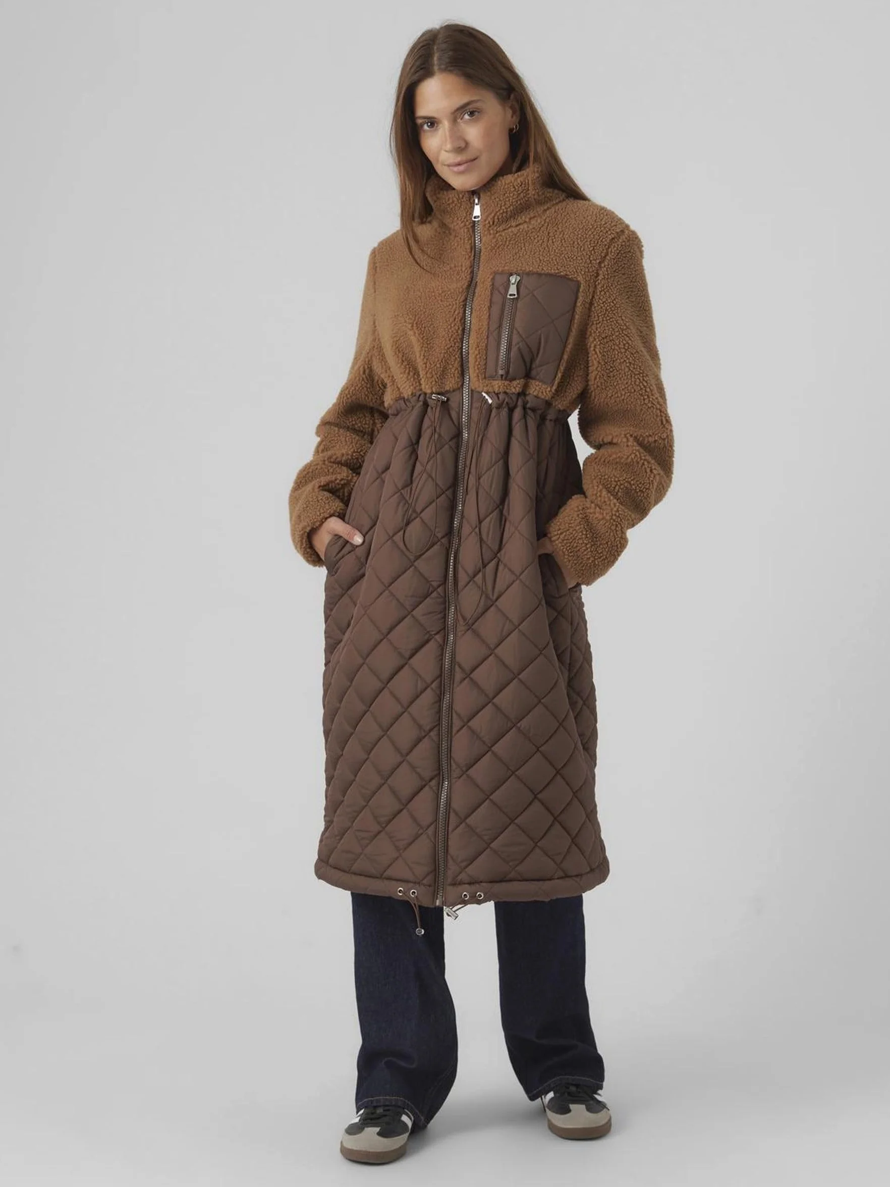 MAMALICIOUS Mama Licious Veste matelassée MLTHEODORA 2 en 1 pour femme