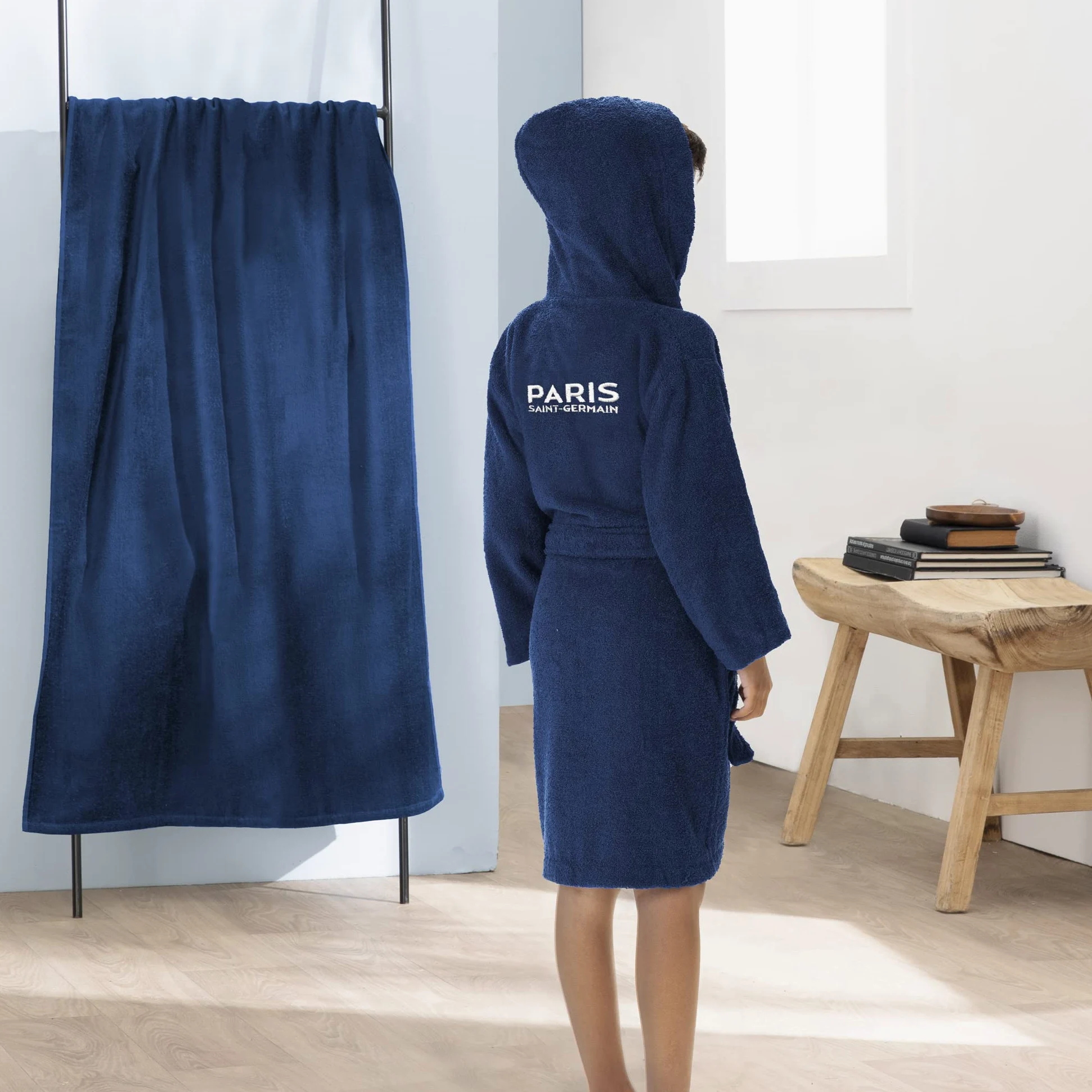 OMYDREAM Psg Ruban Peignoir Garçon (lot de 1)