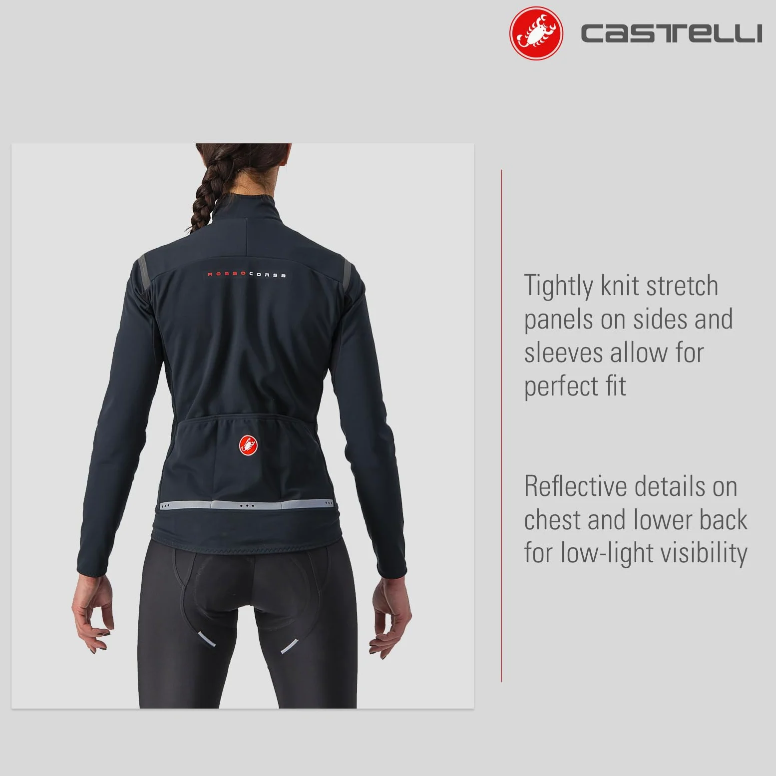 CASTELLI Squadra Stretch W Jacket Jacket Femme