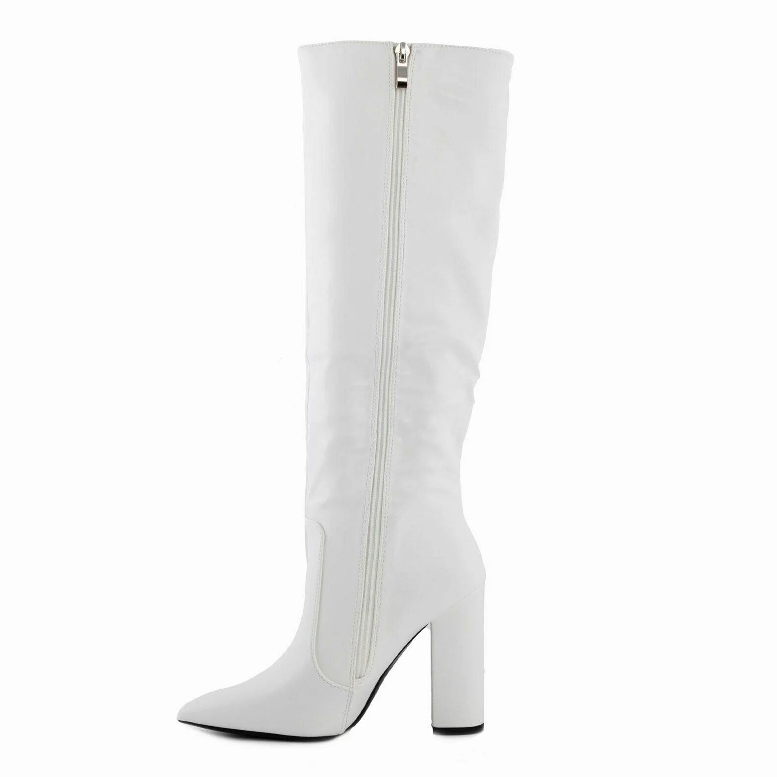 Toocool Bottes Femme Cuissardes Bout Pointu Talons Hauts Similicuir Élégantes X8056