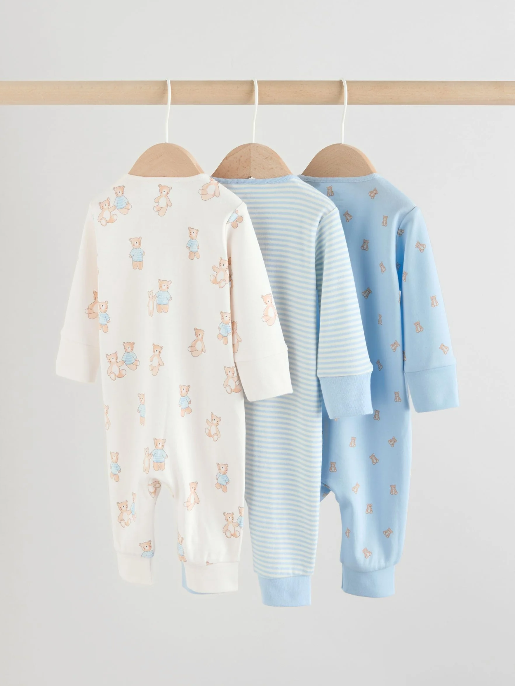 NEXT Bébé garçon Dors-Bien bébé à Zip Double Sens, Lot de 3