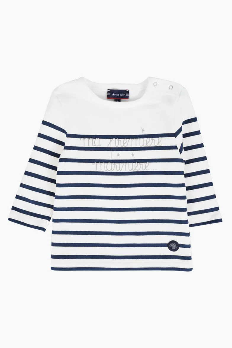Armor Lux Ma 1ère marinière en Coton Baby
