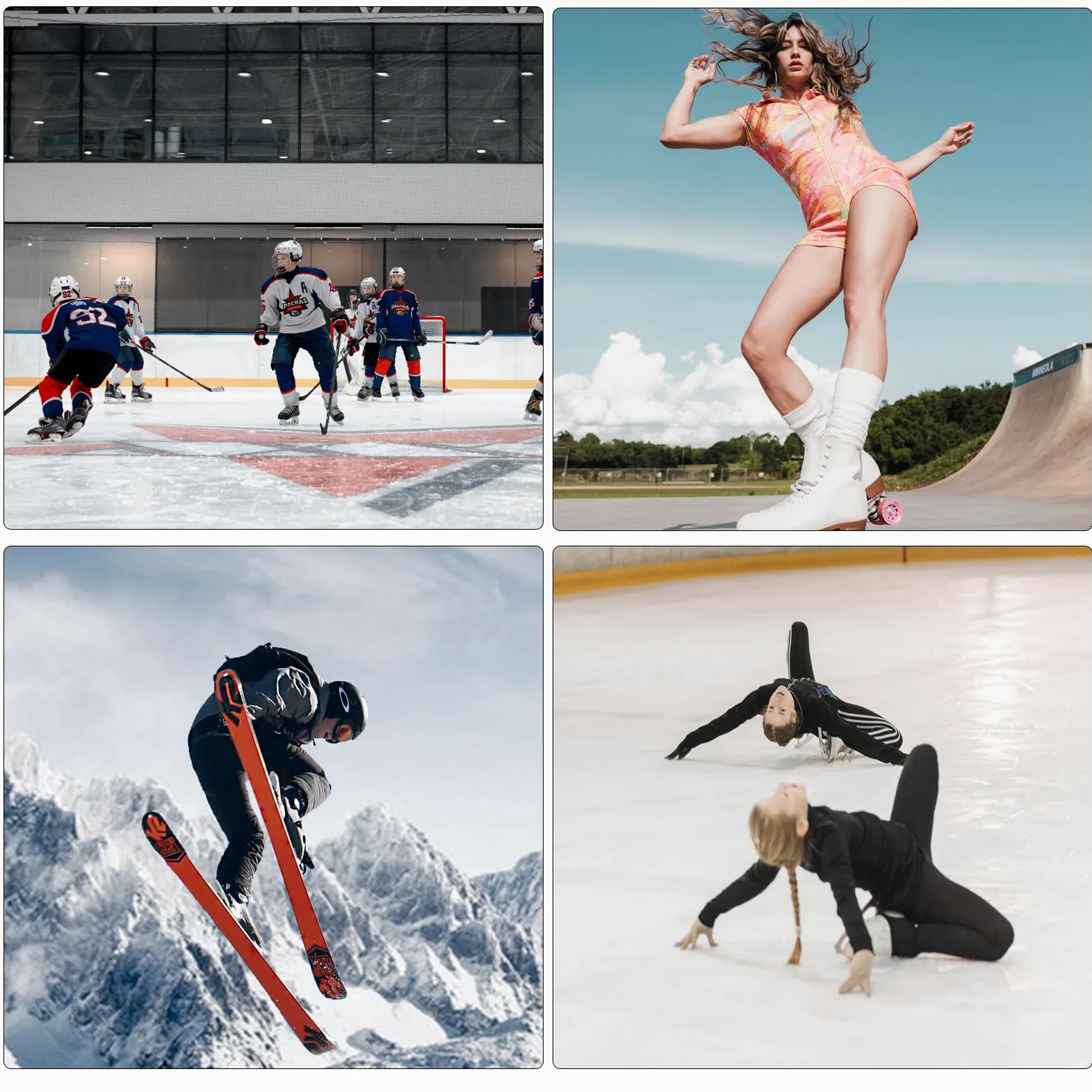 Femmes Pantalon en Cristal Patinage Artistique, Pratique du Patinage sur Glace Legging Collants avec Motif à Rayures en Spirale, Collants pour Enfants et Adultes