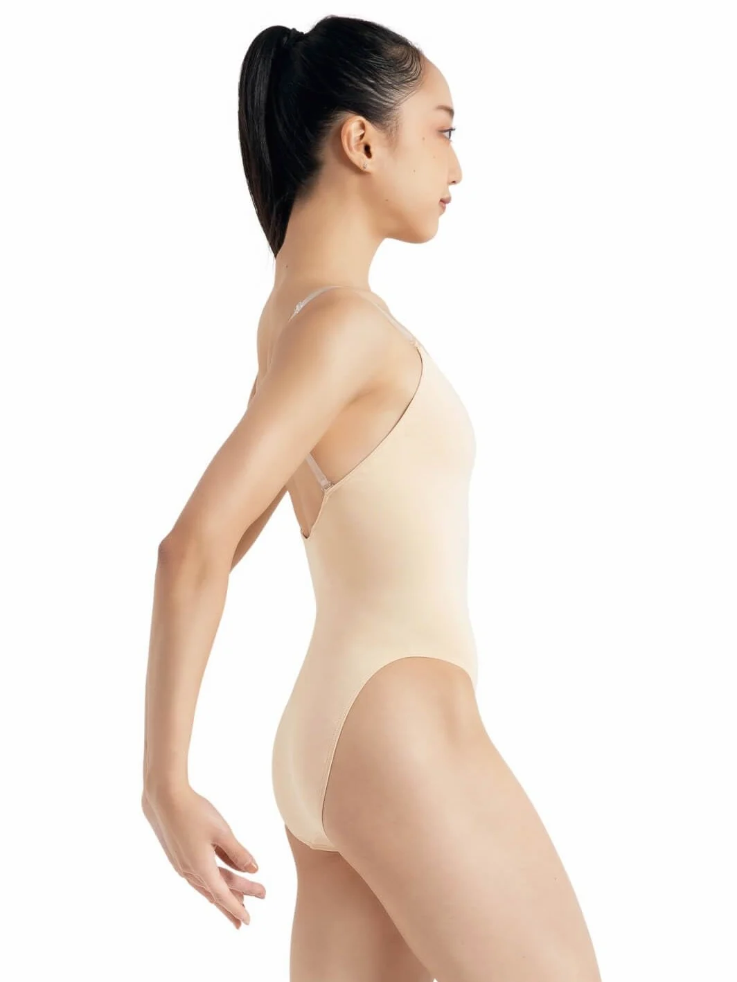 Capezio Camisole Leotard With Clear Transition Straps Maillot gainant Femme (lot de 1)