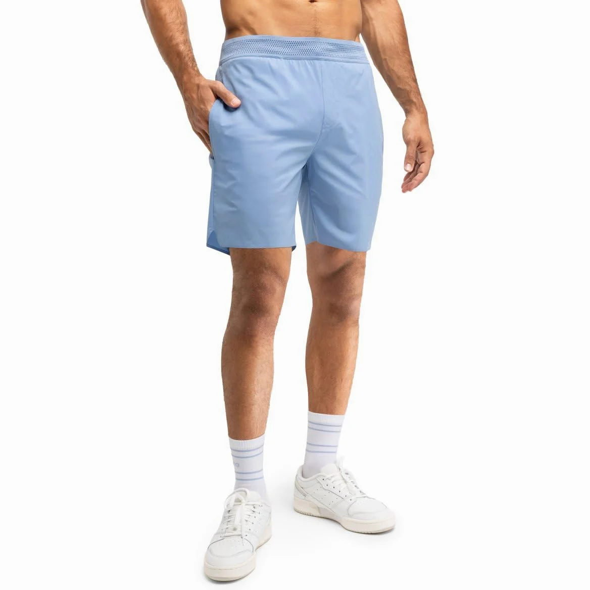 SIROKO - Short de Tennis Technique Velozix Light Blue
