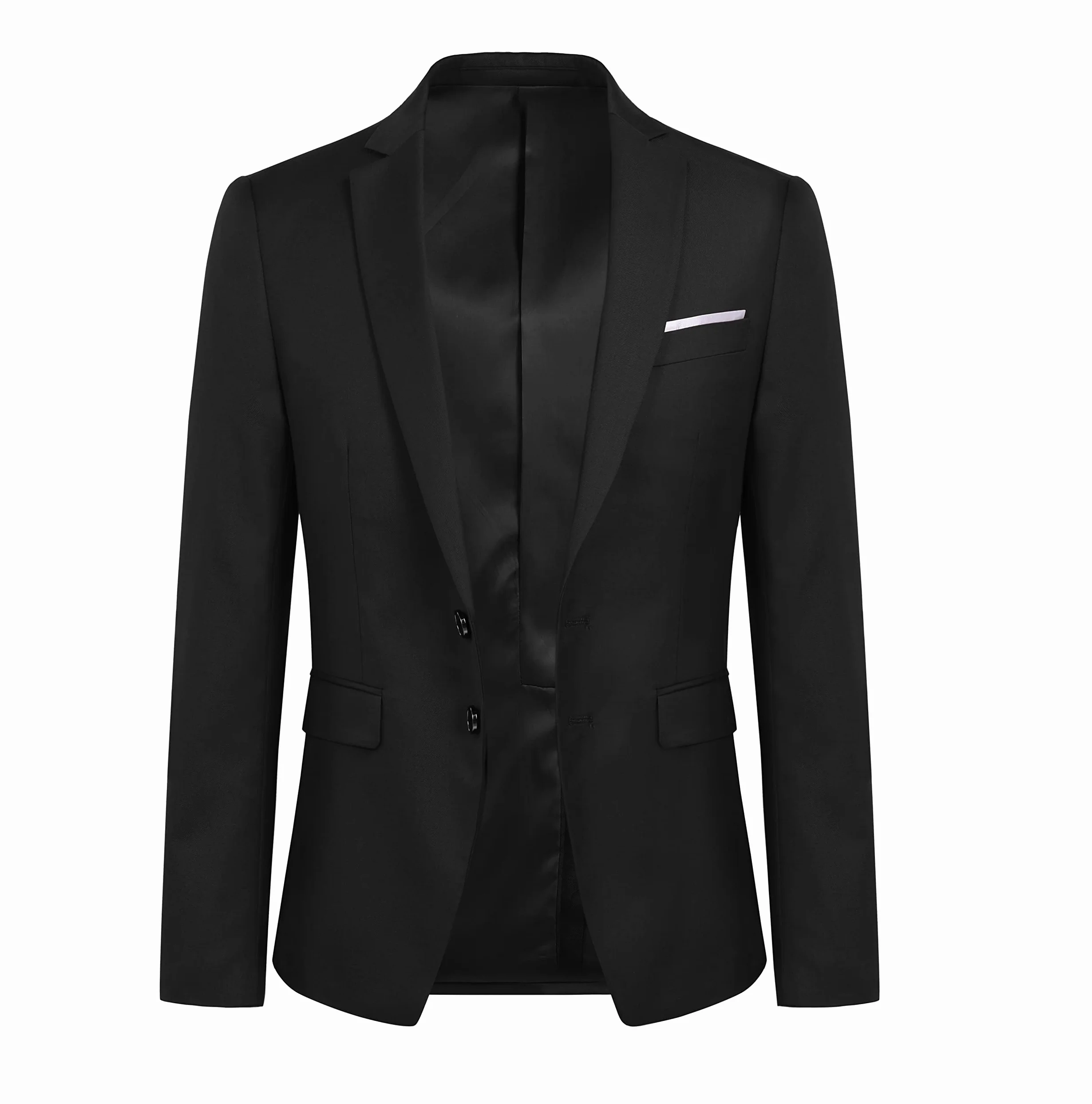 YOUTHUP Blazer Homme Slim Fit Formel avec Deux Boutons Classqiue Veste Couleur Unie Mariage d'affaires Bal