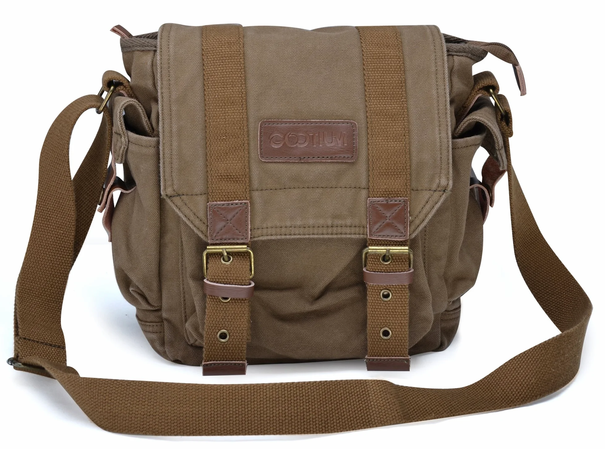 Gootium Sac à bandoulière en toile - Petit sac à bandoulière vintage