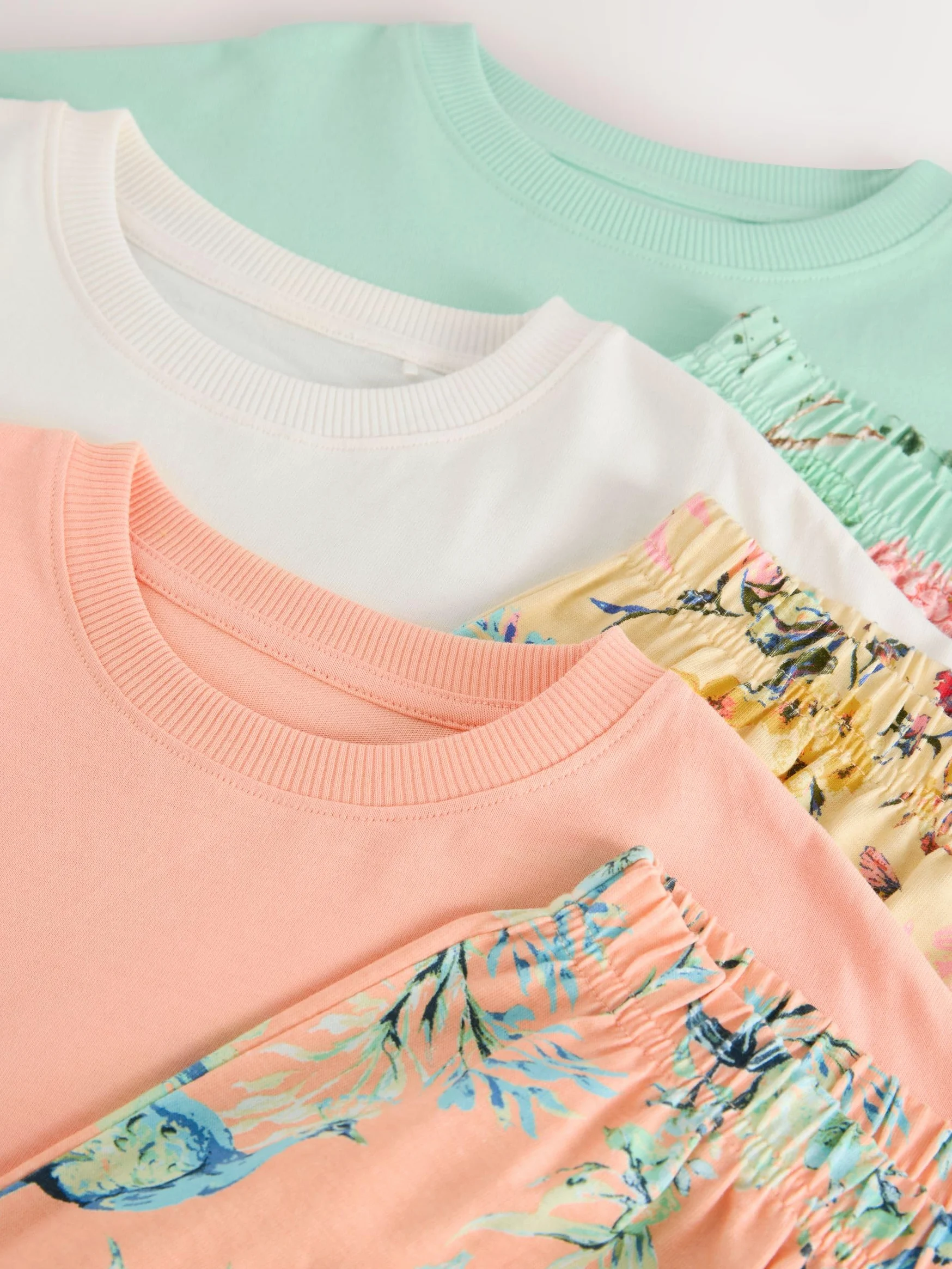NEXT Fille Lot de 3 Pyjamas à Fleurs