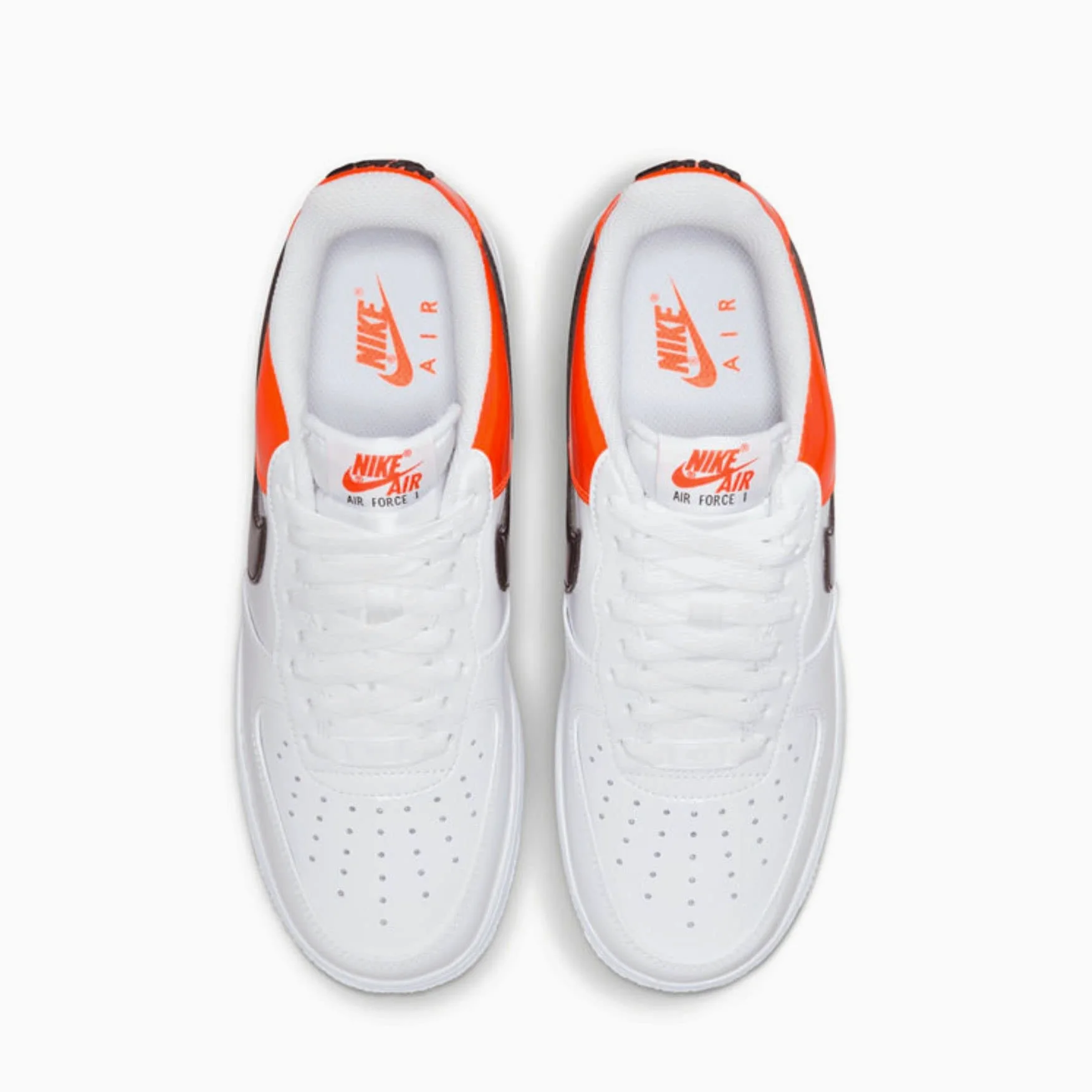 Nike - Air Force 1 07 Ess W - DJ9942103 - Couleur: Blanc-Orange - Pointure: