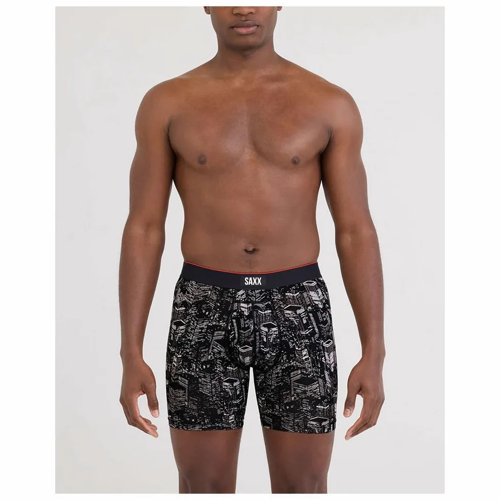 SAXX Underwear Co. Sous-vêtements pour homme avec poche Multi Sport Mesh Boxer Braguette