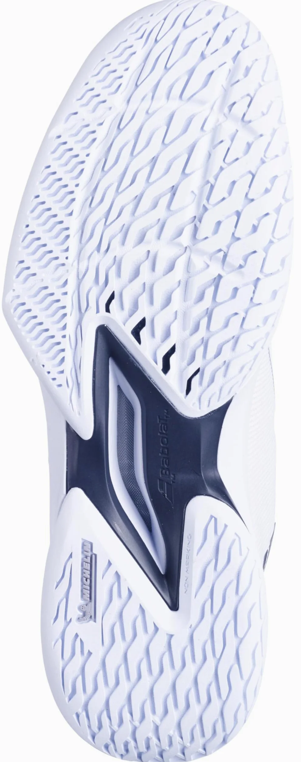 Babolat, Chaussures de Tennis Modèle Jet TERE 2 AC M, Empeigne en Mesh Respirant, Semelle EVA Amortissante, Renforts Latéraux pour Stabilité, Semelle Michelin Durable
