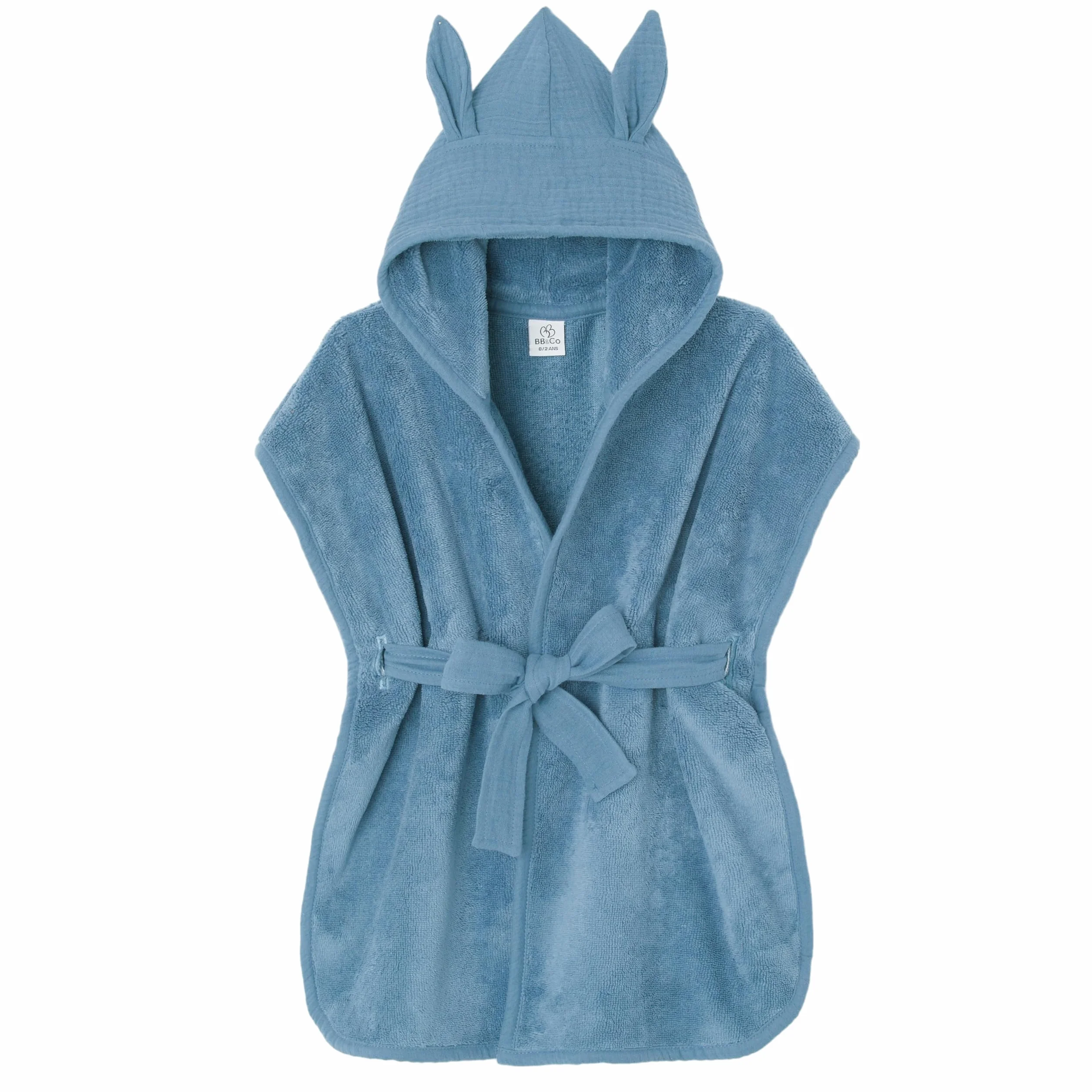 BB&Co Peignoir bambou et gaze de coton 0-2 ans