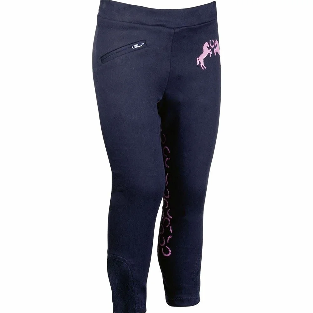HKM Poney Rose - Leggings - Bohème - Mixte Enfant