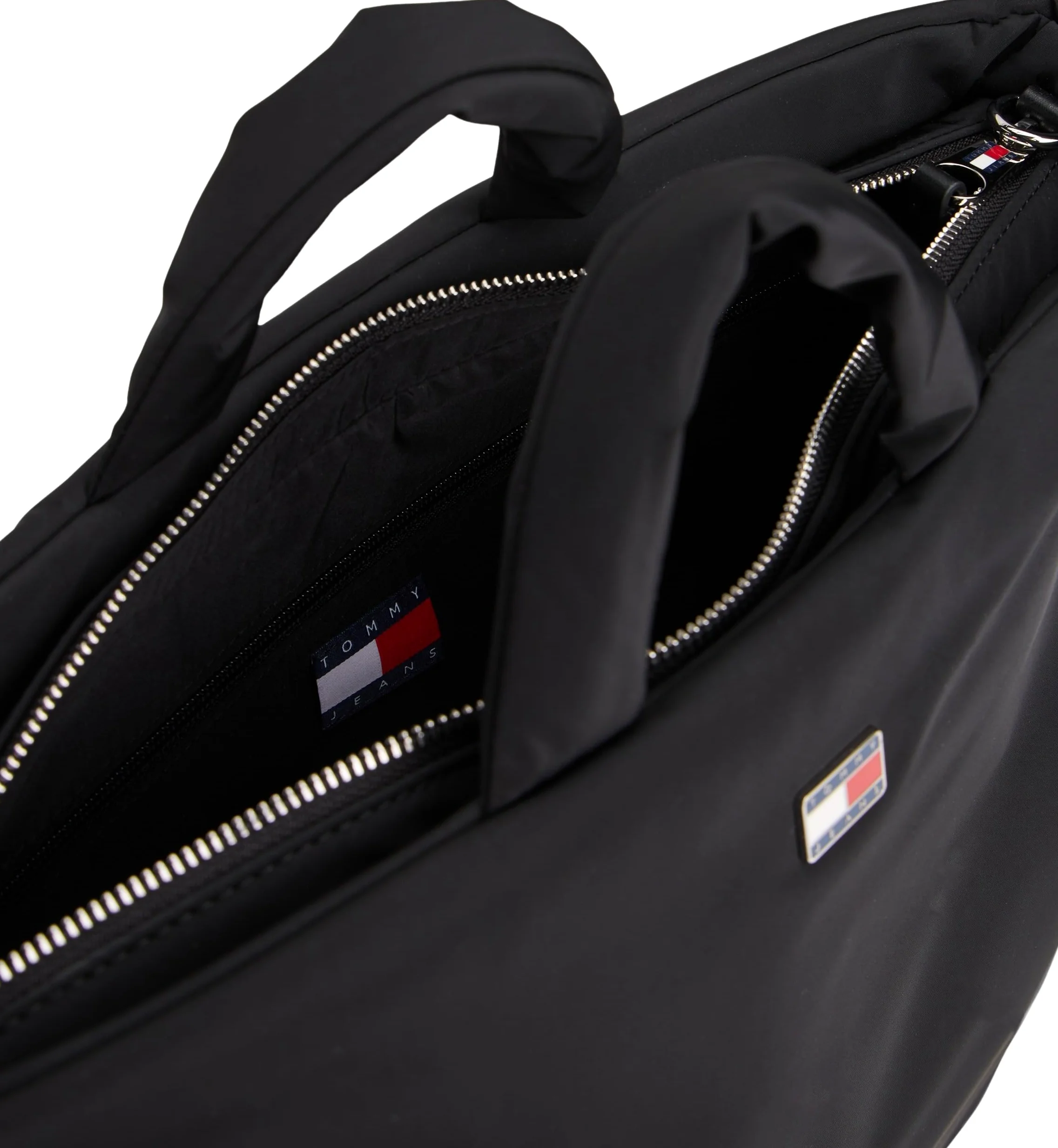 Tommy Hilfiger TH FOUNDATION COMPUTER BAG AM0AM13626 Sac d'ordinateur pour homme Noir Taille unique, Noir (noir), One Size