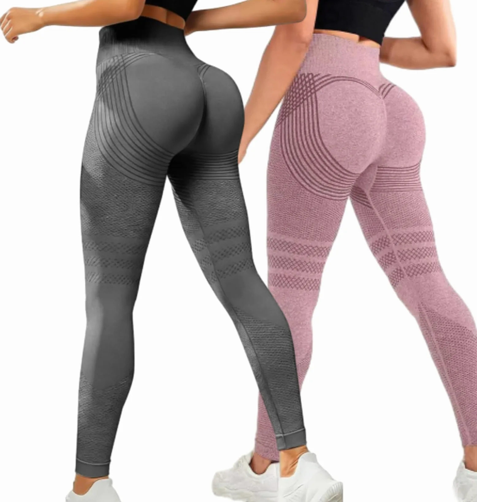 Legging 3D Anti Cellulite Femme, Femme Legging Anti-Cellulite à Compression, Minceur Leggings Taille Haute sans Couture, Push-Up Opaque Yoga Fitness Pantalon Sport