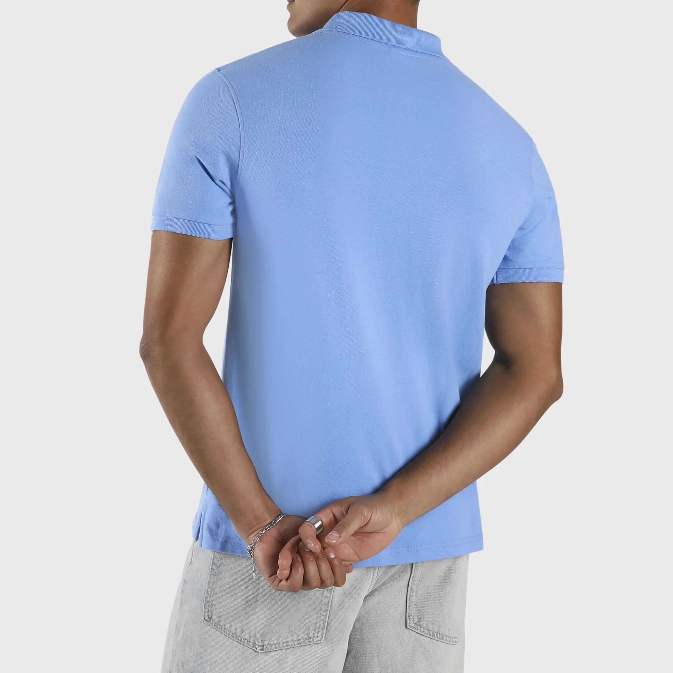 Reebok Blaze Embroidered SS Polo Shirt T-Shirt Homme