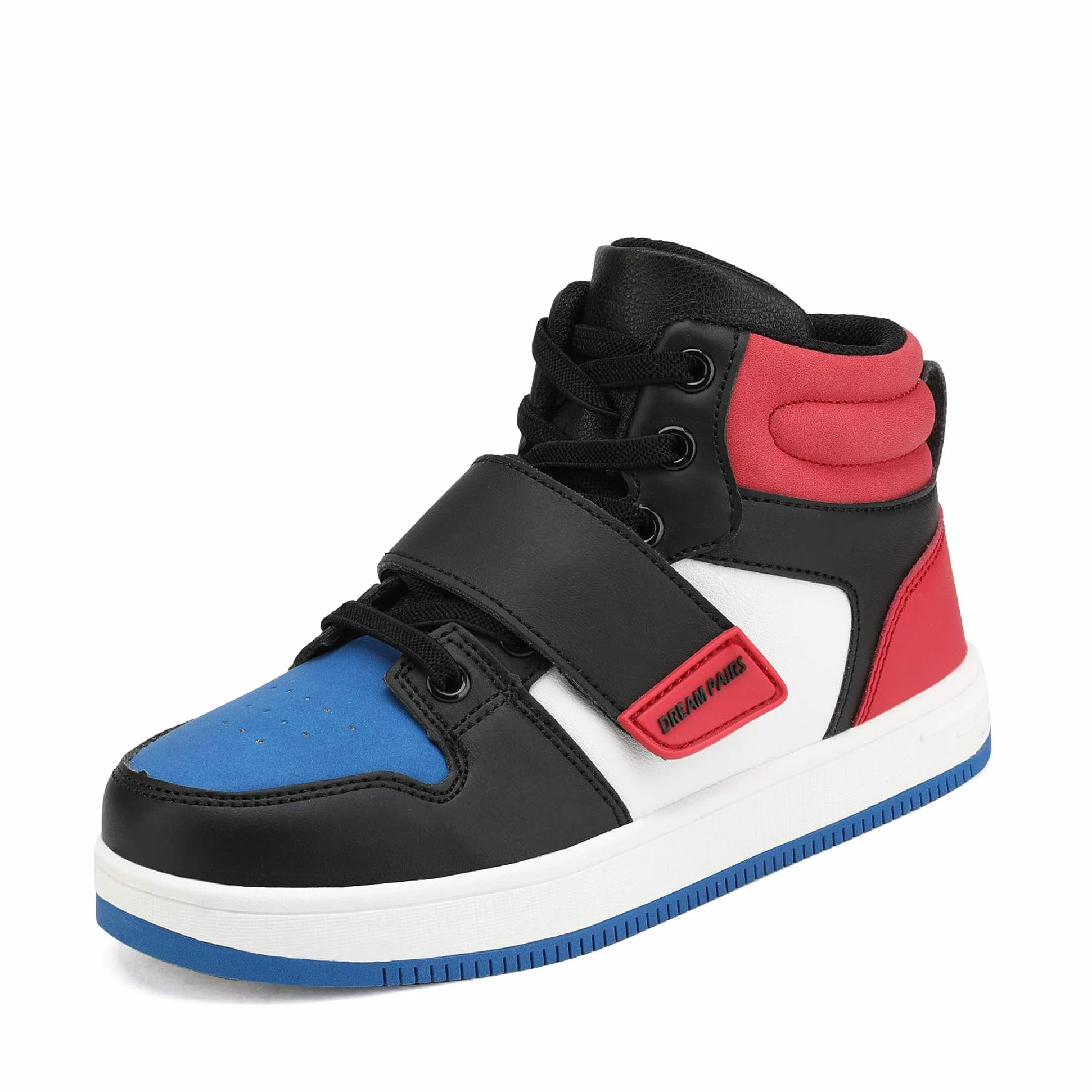 DREAM PAIRS Baskets Montantes Garçon Fille, Chaussures de Basketball et Sport Enfant, Sneakers Hautes Confortables pour Activités et Jeu Quotidien