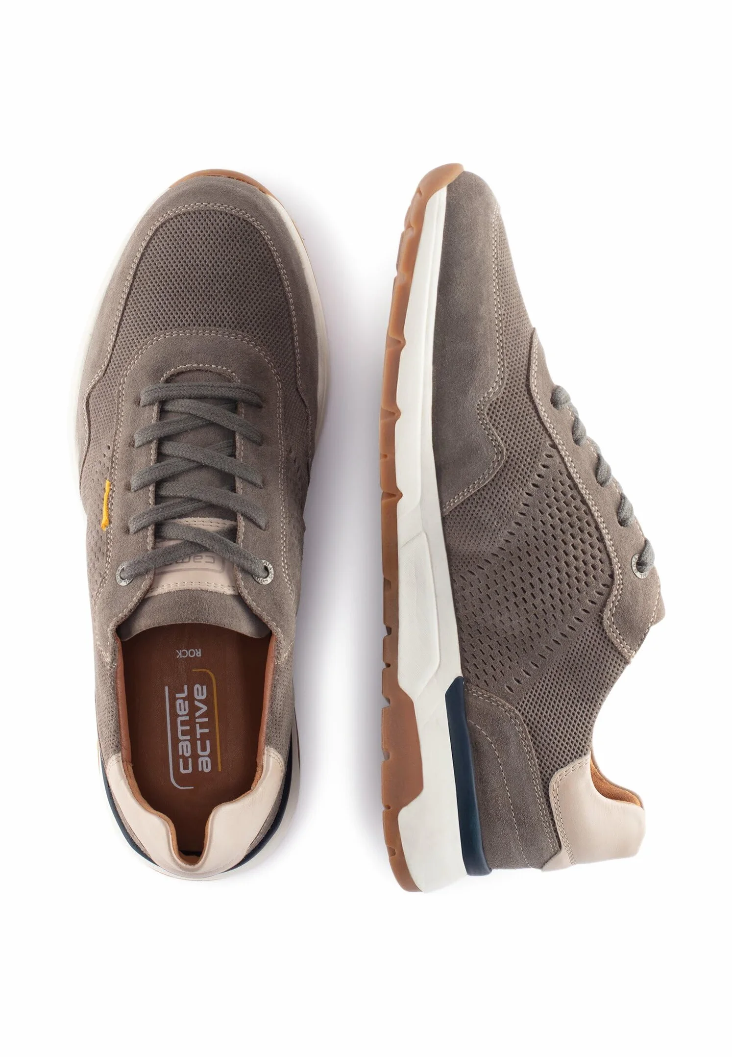 camel active Baskets basses pour homme, chaussures basses, semelle intérieure amovible
