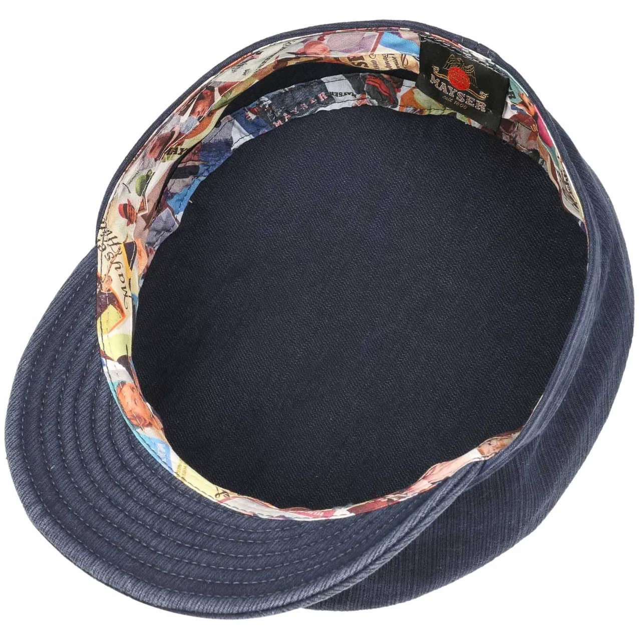 Mayser Casquette Marin Altona Anti UV Femme/Homme - Made in The EU en Coton pour Femme Type Gavroche avec Visiere Ete Printemps-ete
