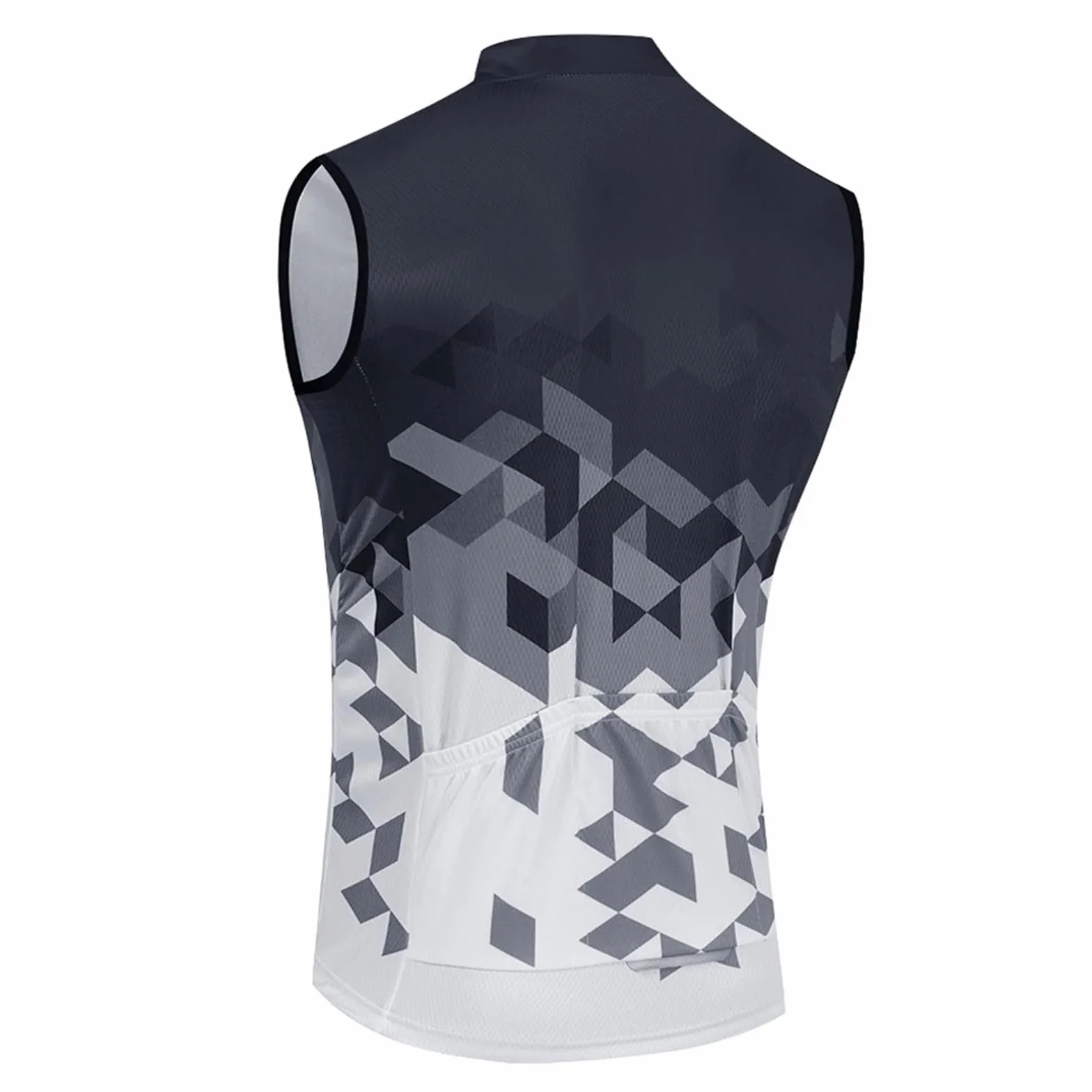Veste De Cyclisme Maillot de Cyclisme d'équipe à séchage Rapide, Gilet de vélo Coupe-Vent for Hommes, Maillot de vélo d'été sans Manches(Blue,L)