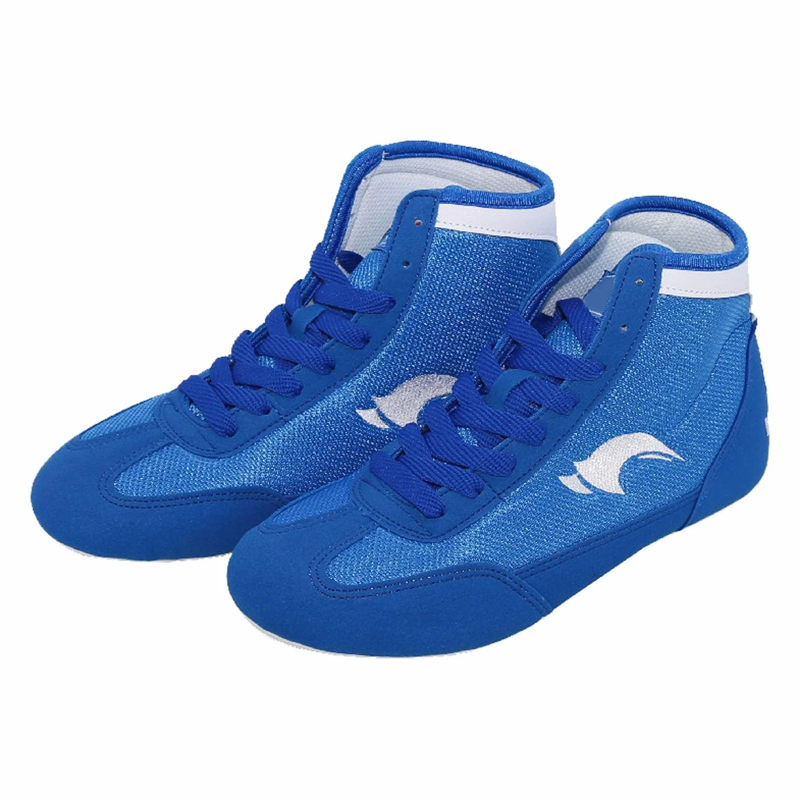 Chaussures de boxe pour enfant - Chaussures d'entraînement de lutte - Bottes longues - Pour entraînement de compétition