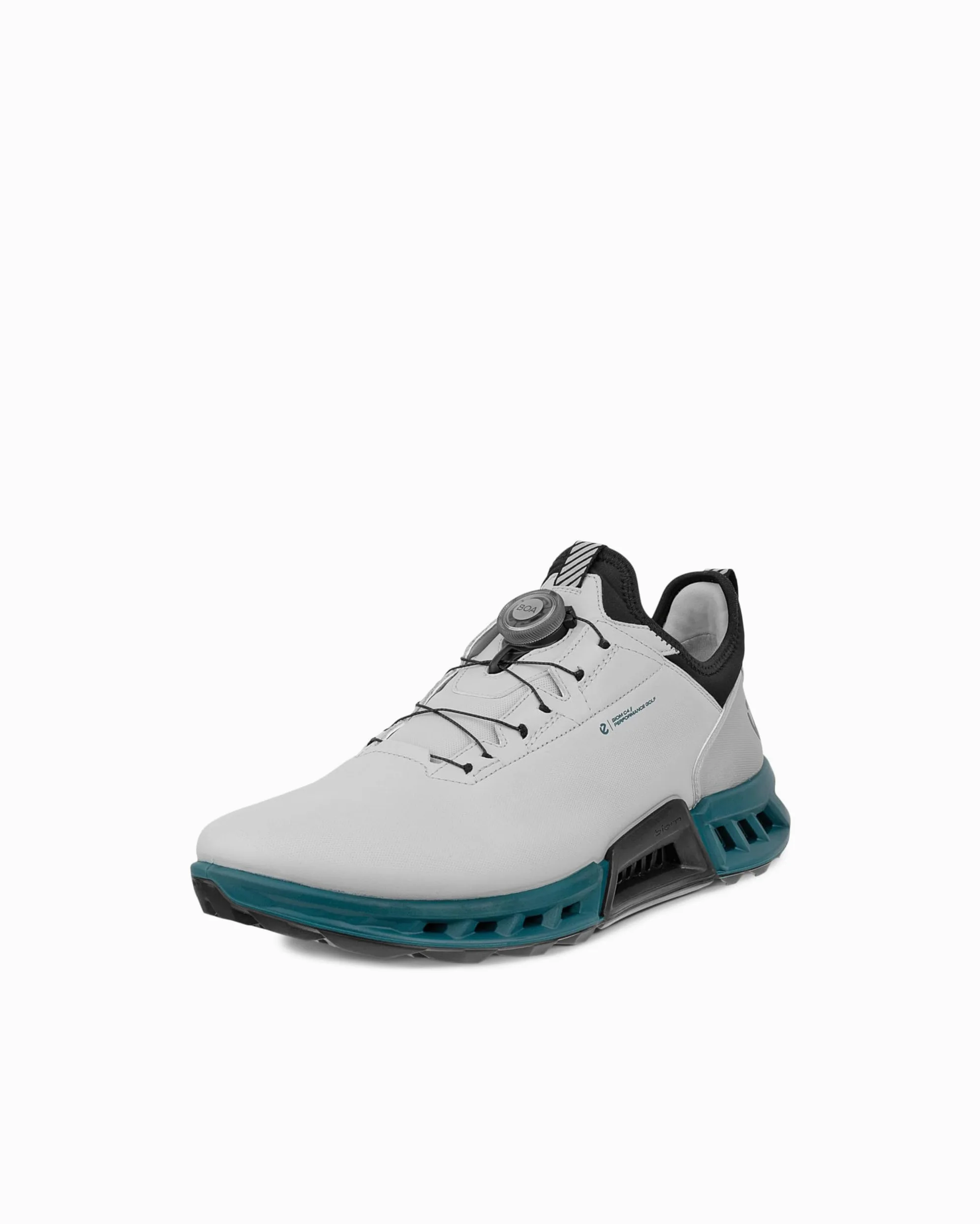 ECCO Hommes Biom C4 Boa Chaussures de Golf sans Pointes en Cuir imperméable