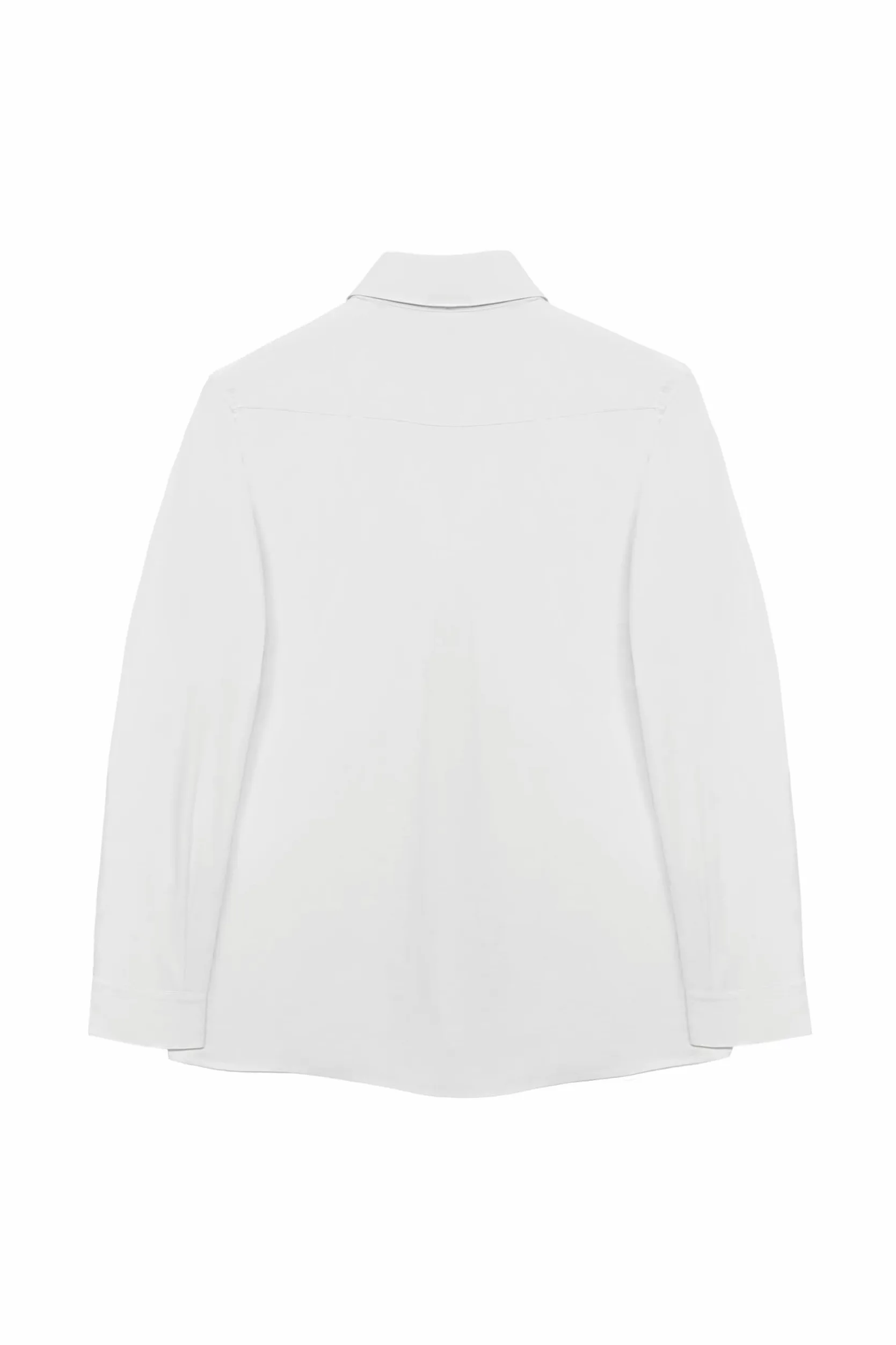Polo Club Chemise Popelin à Manches Longues 100% Coton pour Hommes - Slim Fit