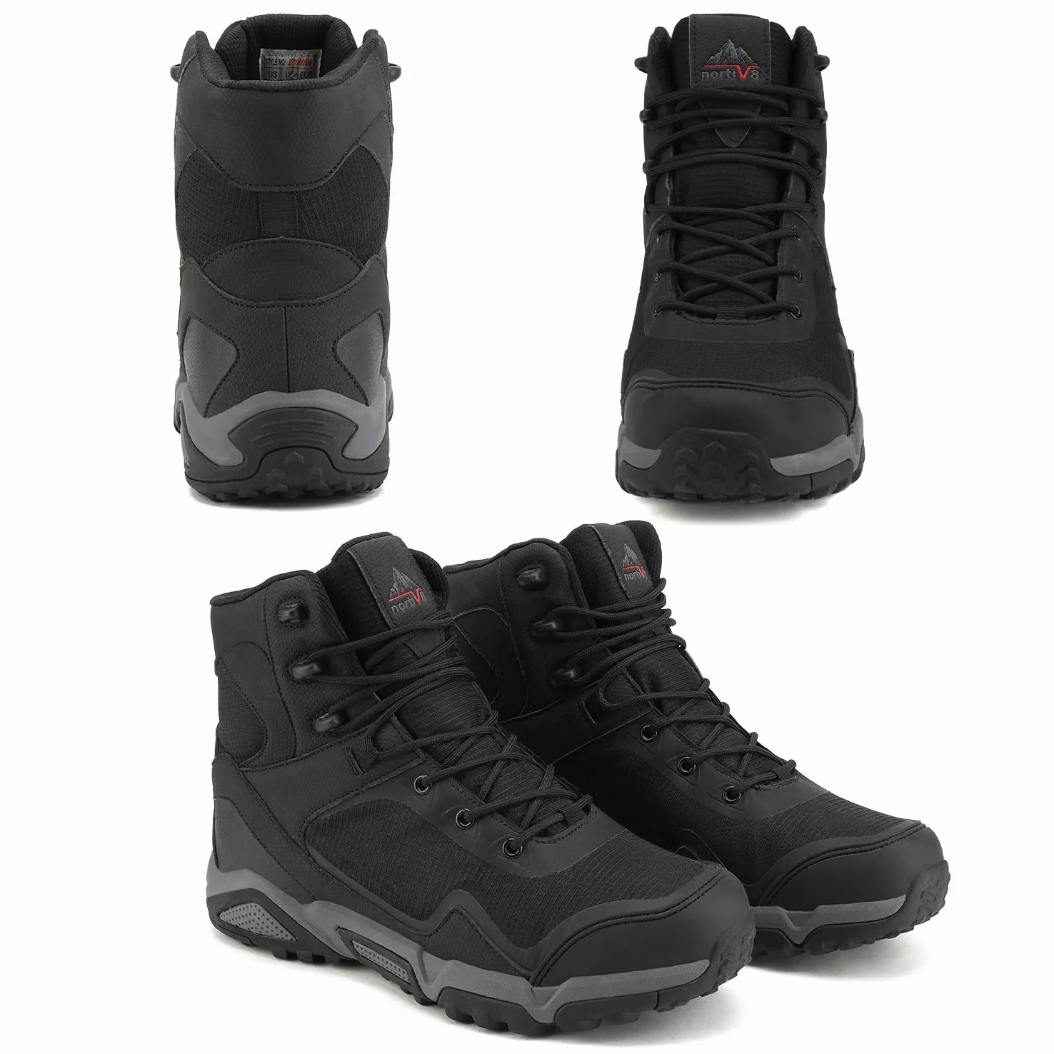 NORTIV 8 Chaussures De Randonnée Montante Bottes Hommes Imperméables pour Extérieur