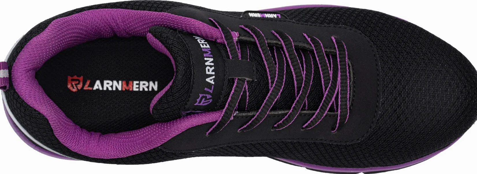 LARNMERN Chaussures de Sécurité Hommes Femme Embout Acier Antidérapant Baskets de Sécurité Ultra Légere Respirante Chaussures de Travail