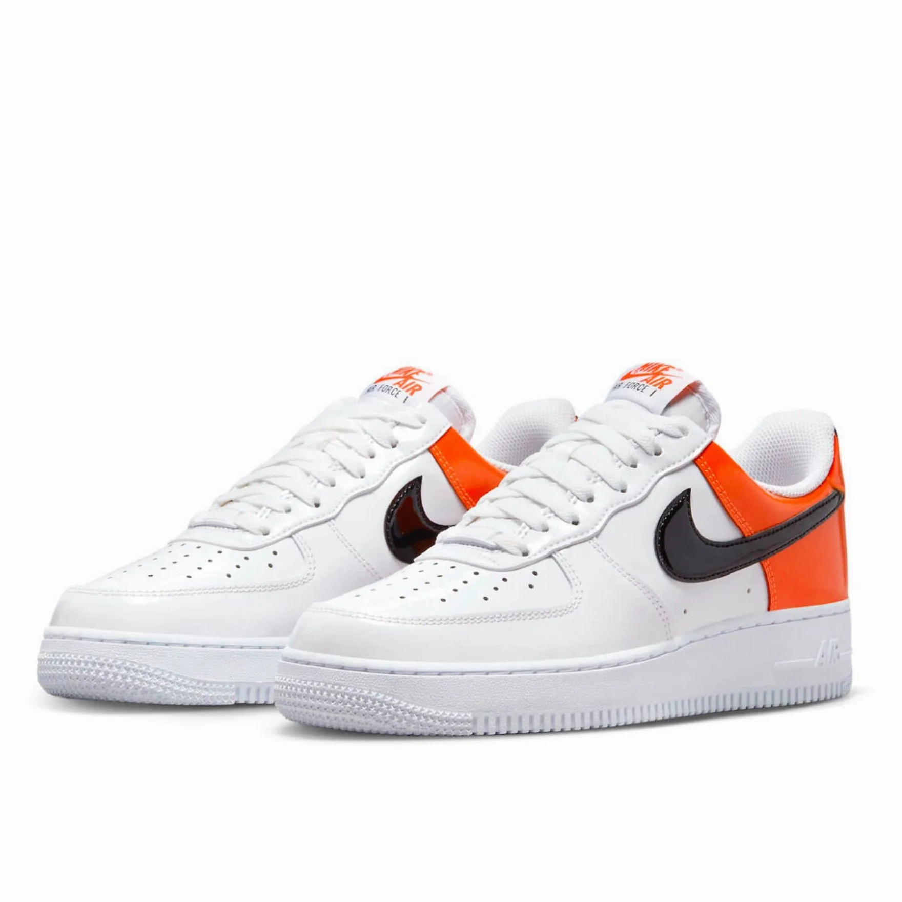 Nike - Air Force 1 07 Ess W - DJ9942103 - Couleur: Blanc-Orange - Pointure: