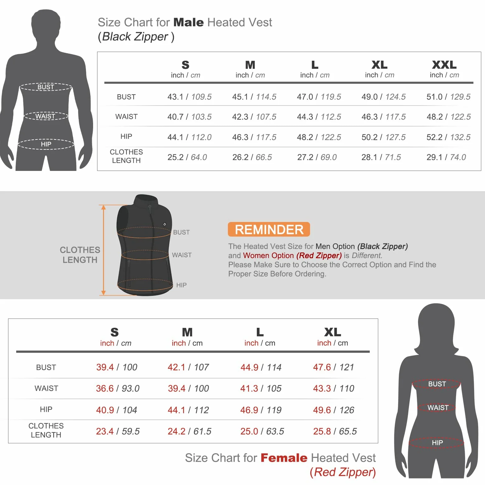 AGUG Veste Chauffante, Gilet Chauffant Électrique pour Homme/Femme avec 3 Modes de Chauffe Vêtement de Chauffage Lavable pour Ski Plein Air Randonnée Hiver Moto Chasse Camping(Sans Batterie)