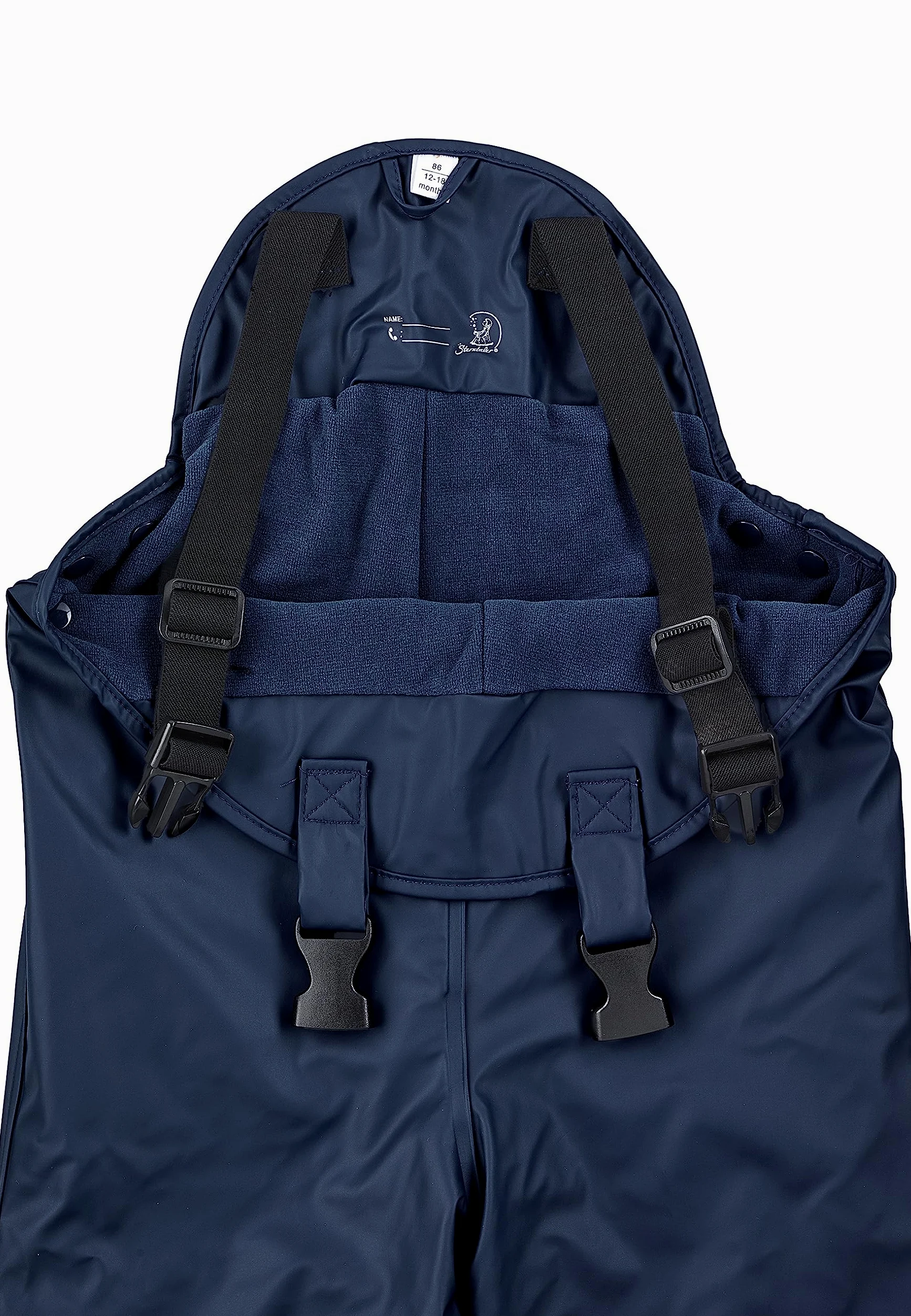 Sterntaler Regenträgerhose Gefüttert - Pantalon à Bretelles doublé - Pantalon à Bretelles doublé - Mixte Enfant