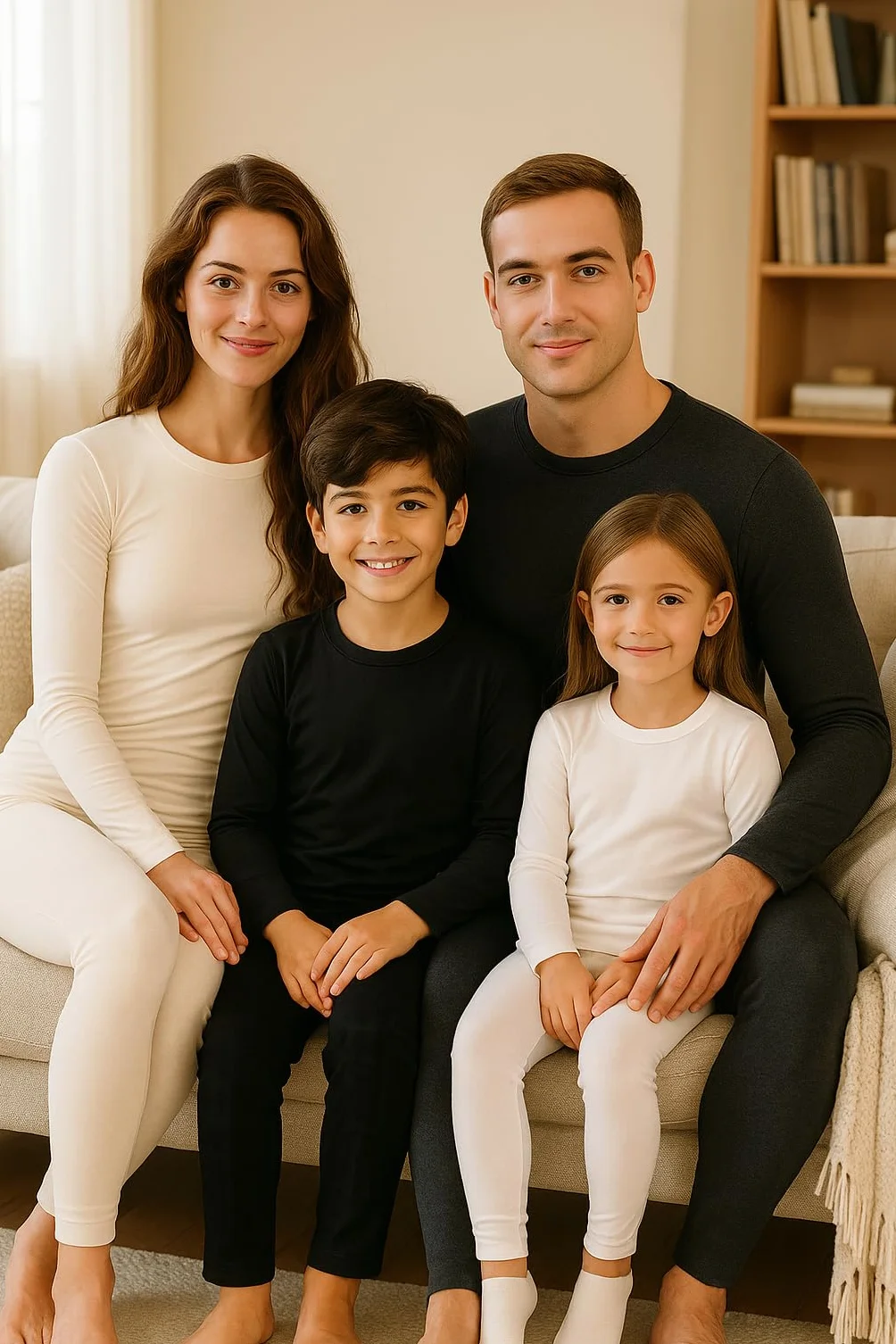 Ensemble sous-vêtements Thermiques Femme léger doublé Polaire Extensible Chaud Respirant Haut Manches Longues et Legging